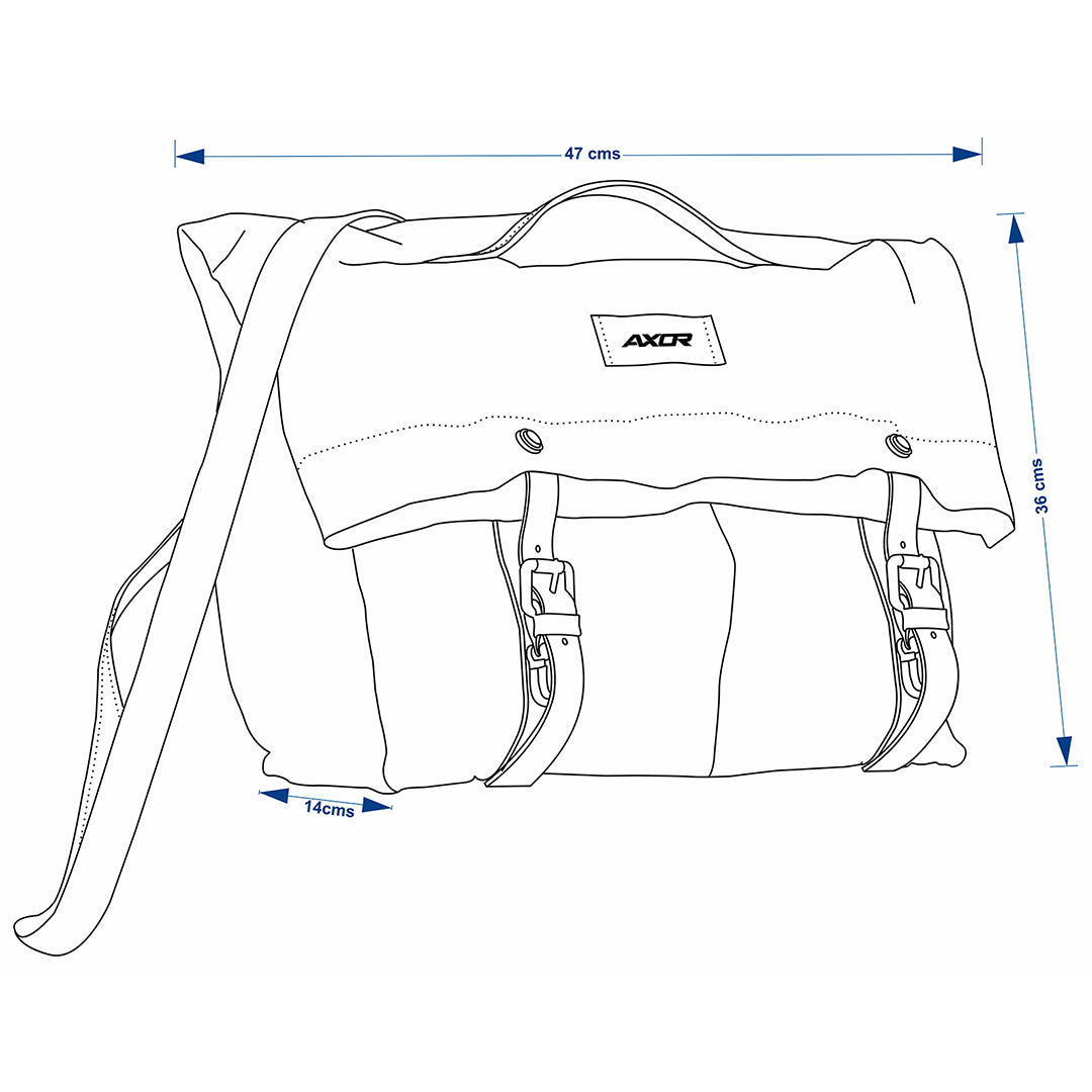 Olive Green with Leather Brown