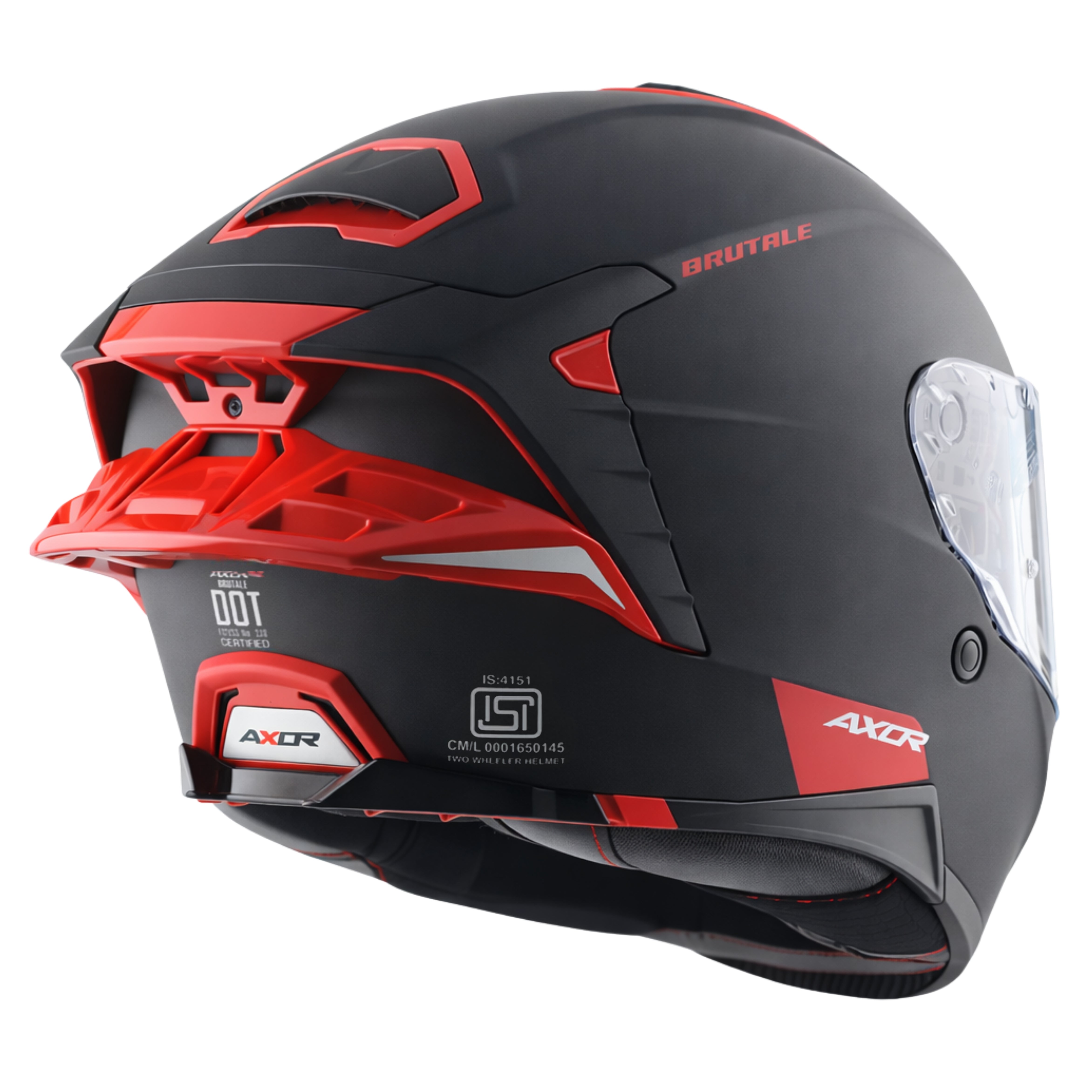 DULL BLACK RED