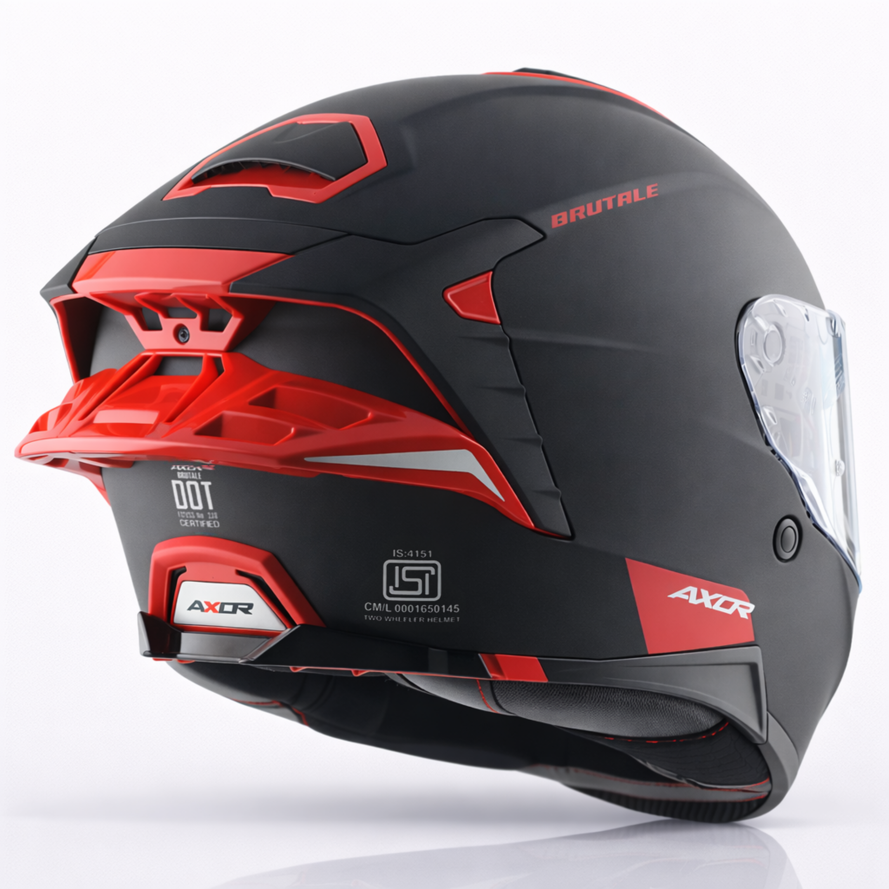 DULL BLACK RED