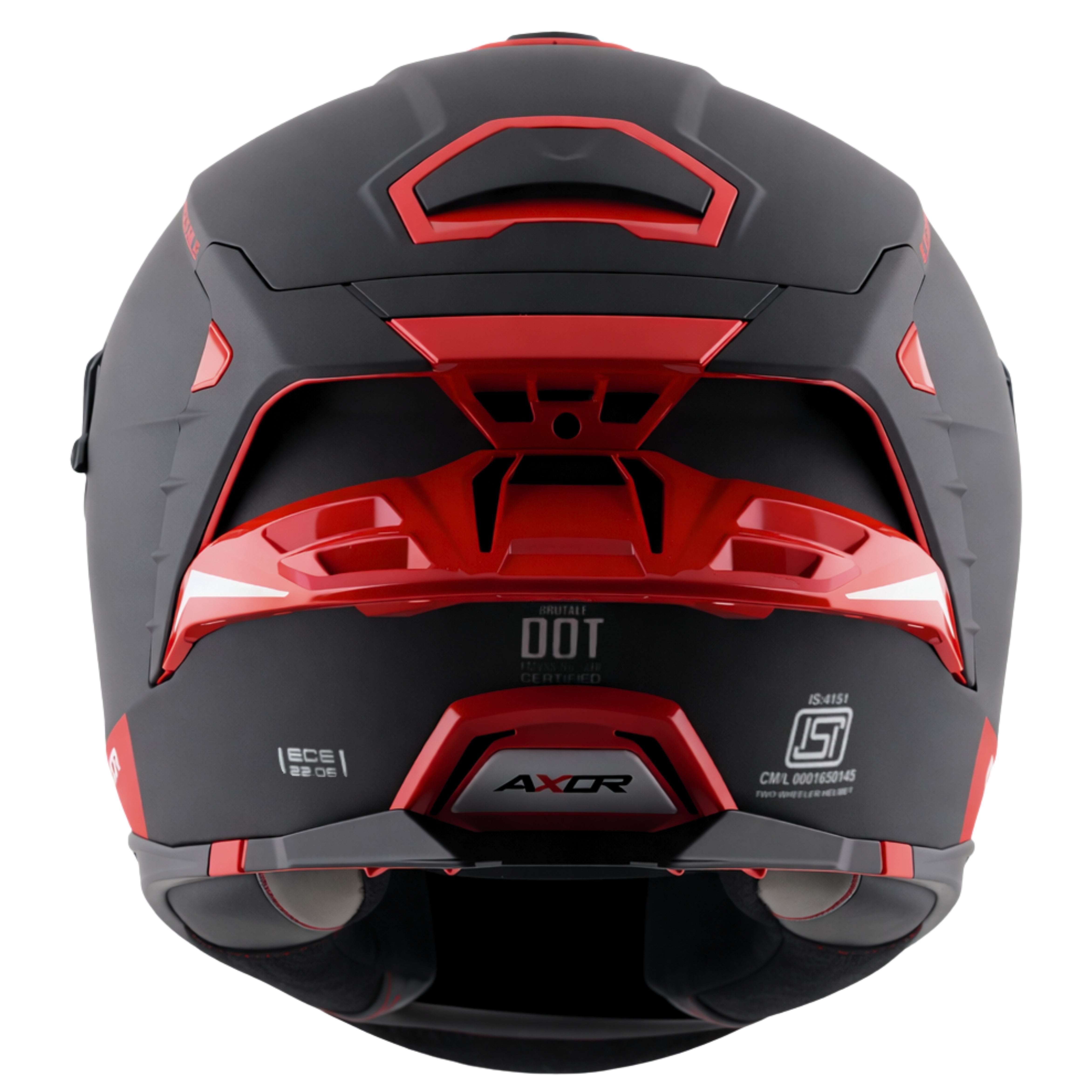 DULL BLACK RED