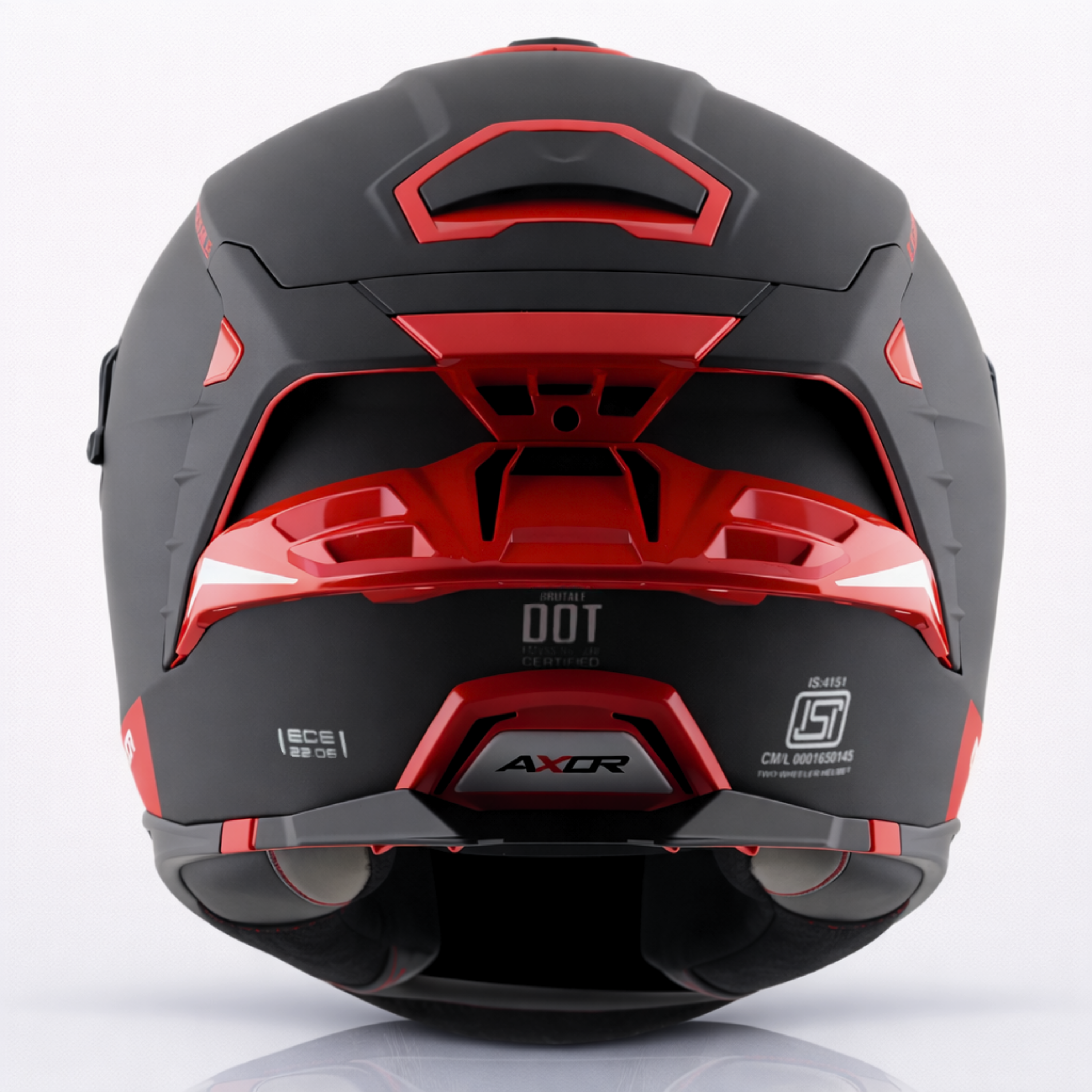 DULL BLACK RED