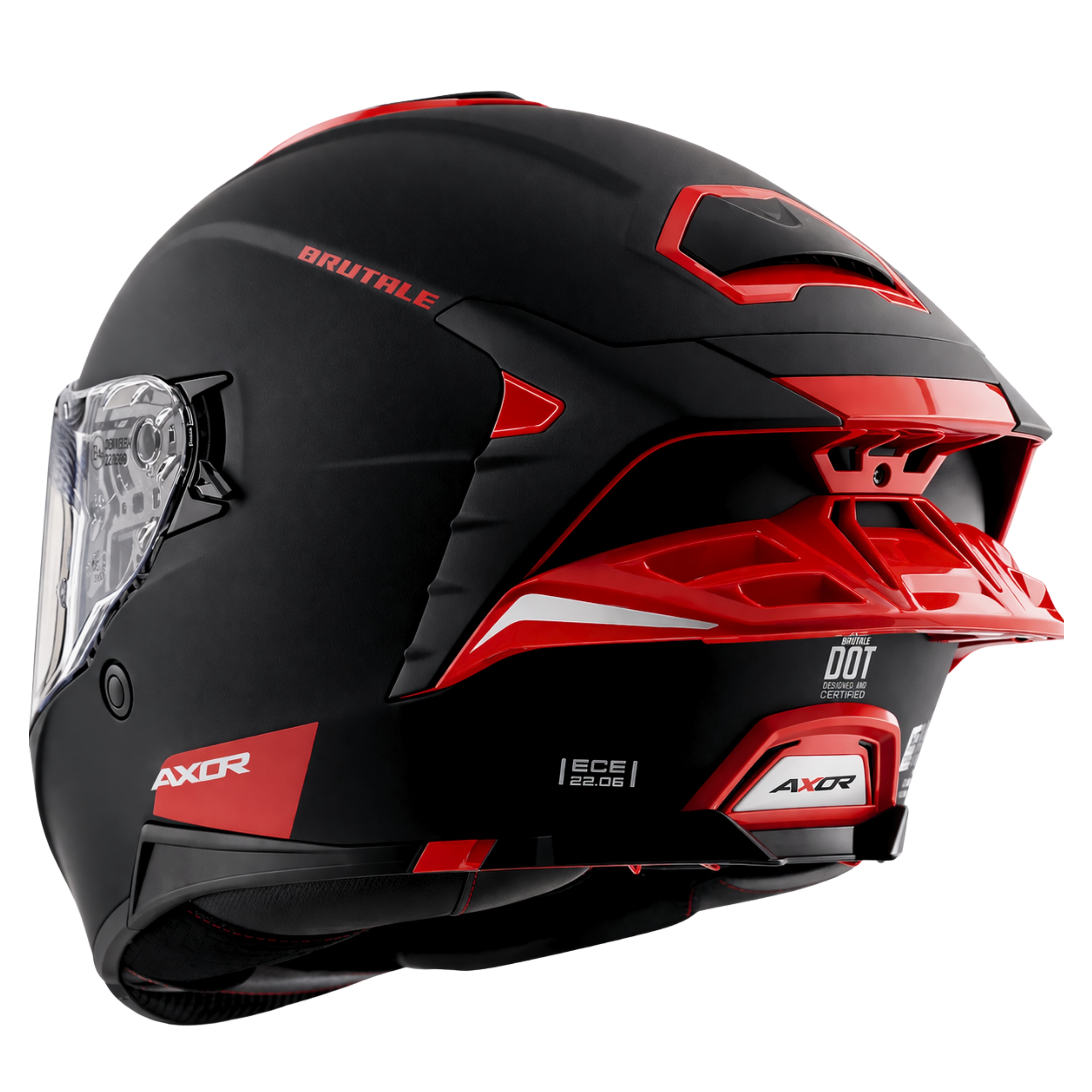 DULL BLACK RED
