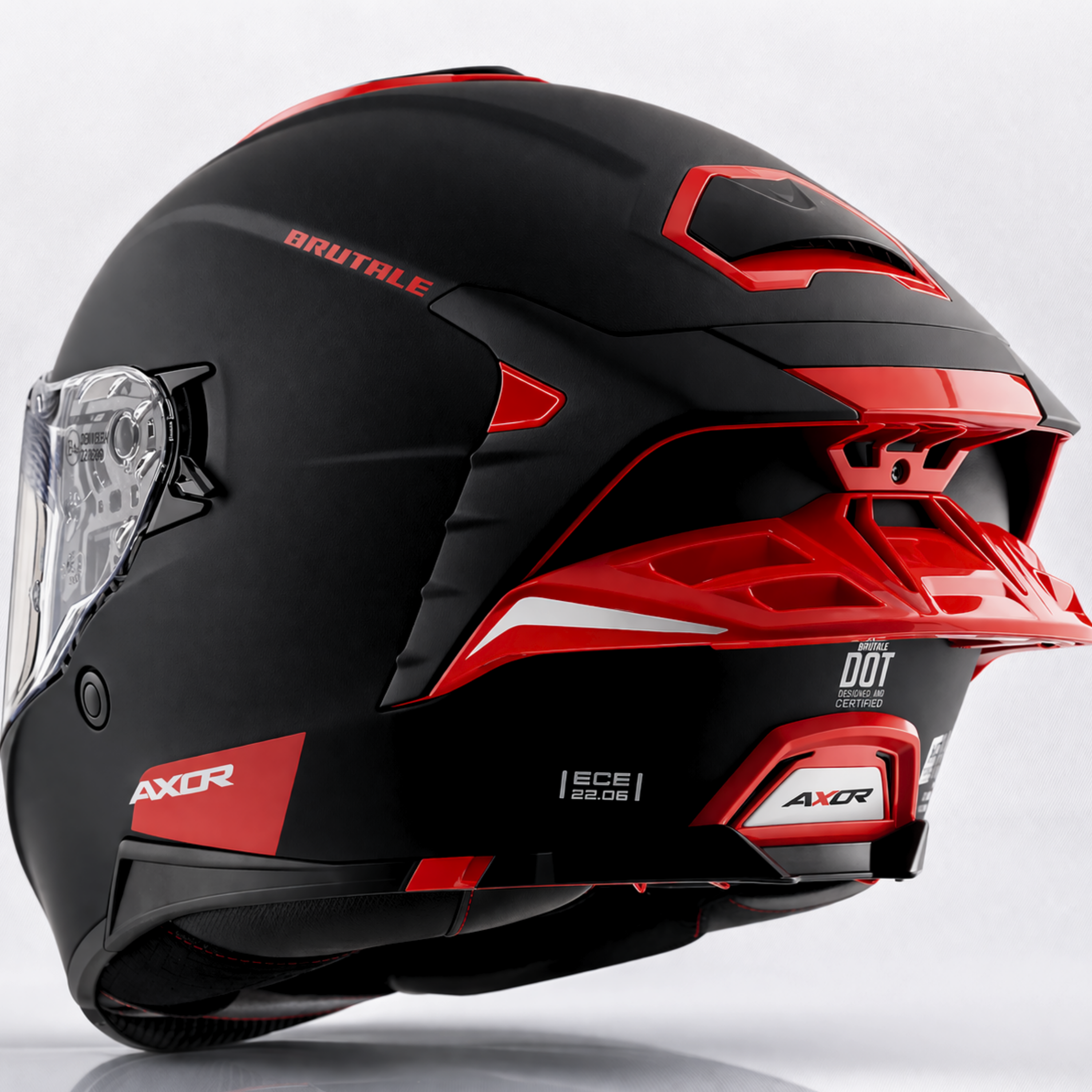 DULL BLACK RED