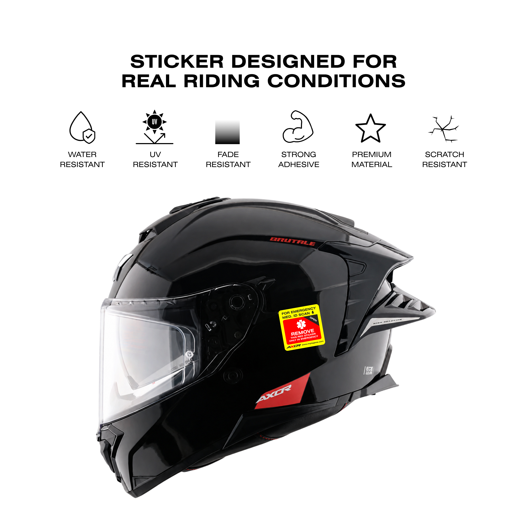 Axor Tageze Medical Sticker