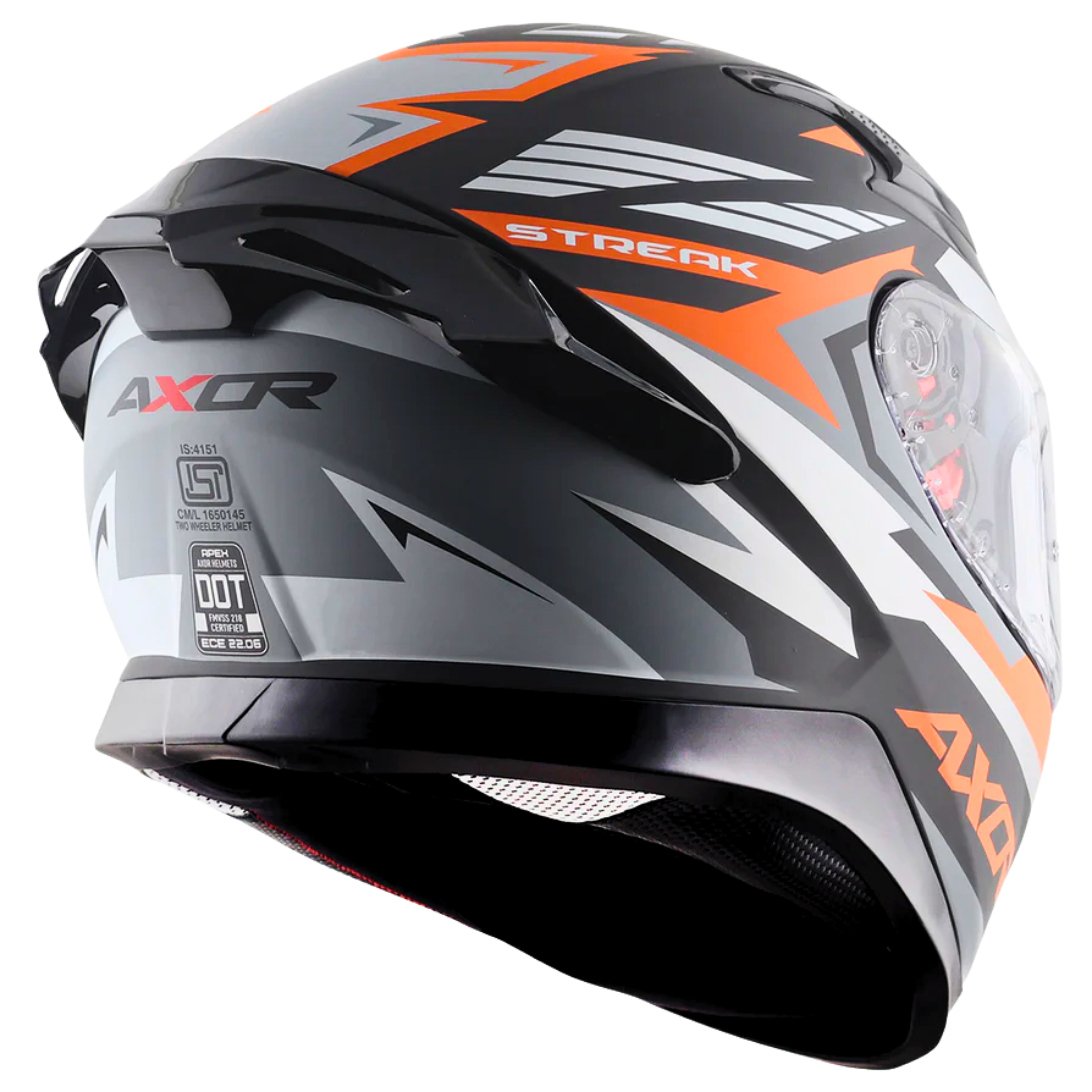 DULL BLACK ORANGE