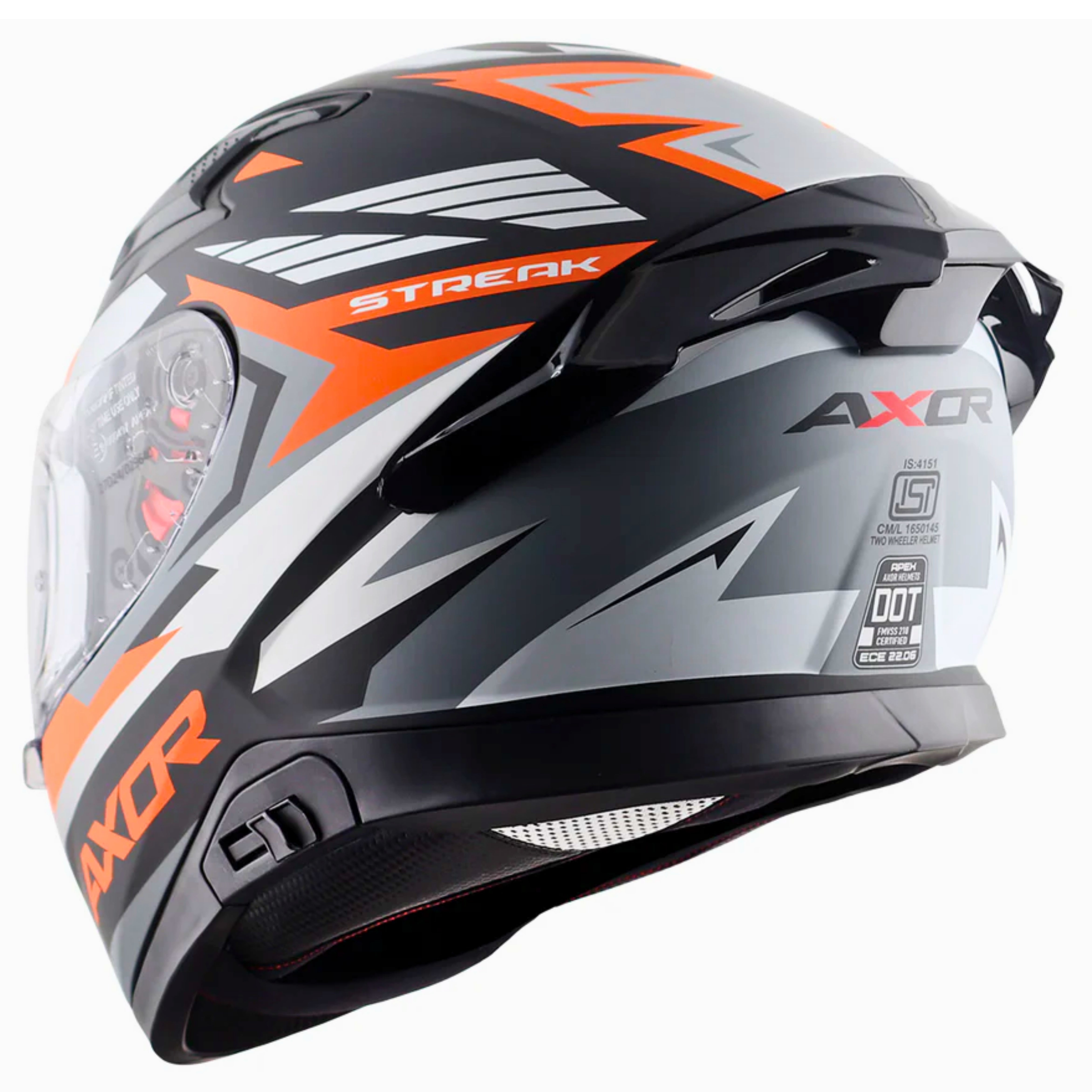 DULL BLACK ORANGE