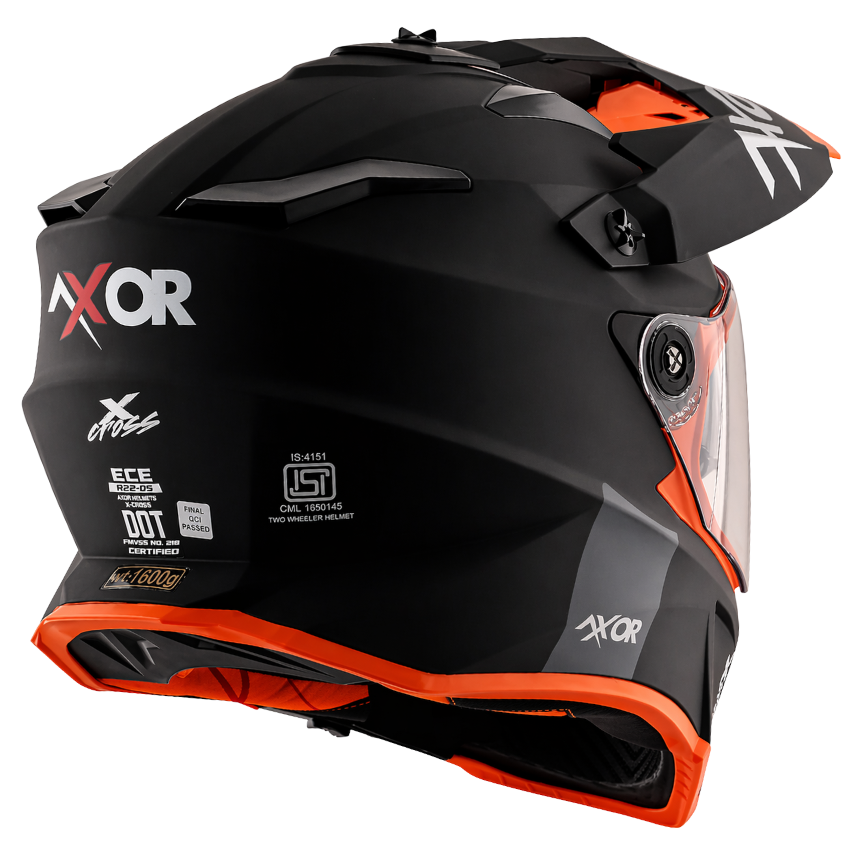 DULL BLACK ORANGE