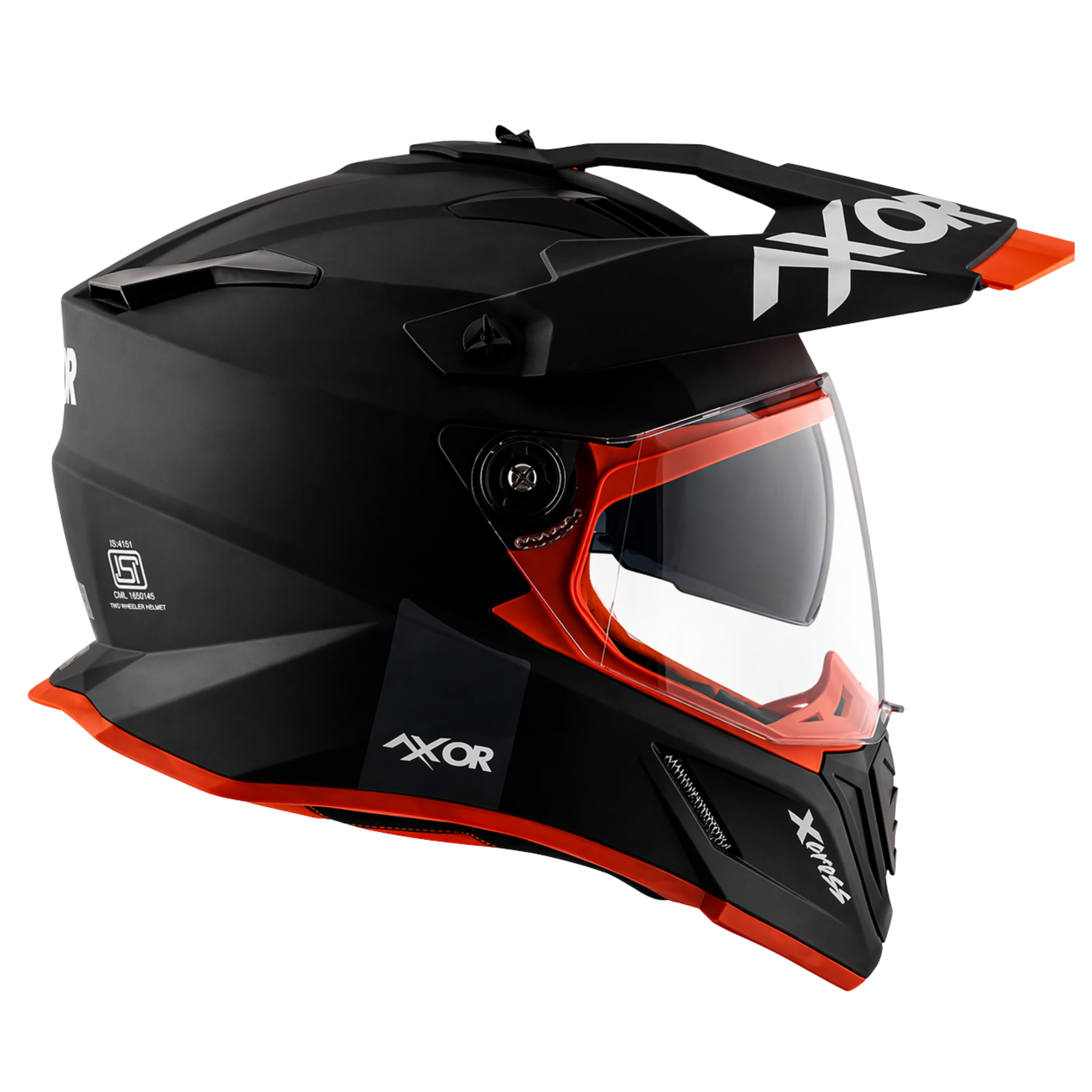 DULL BLACK ORANGE