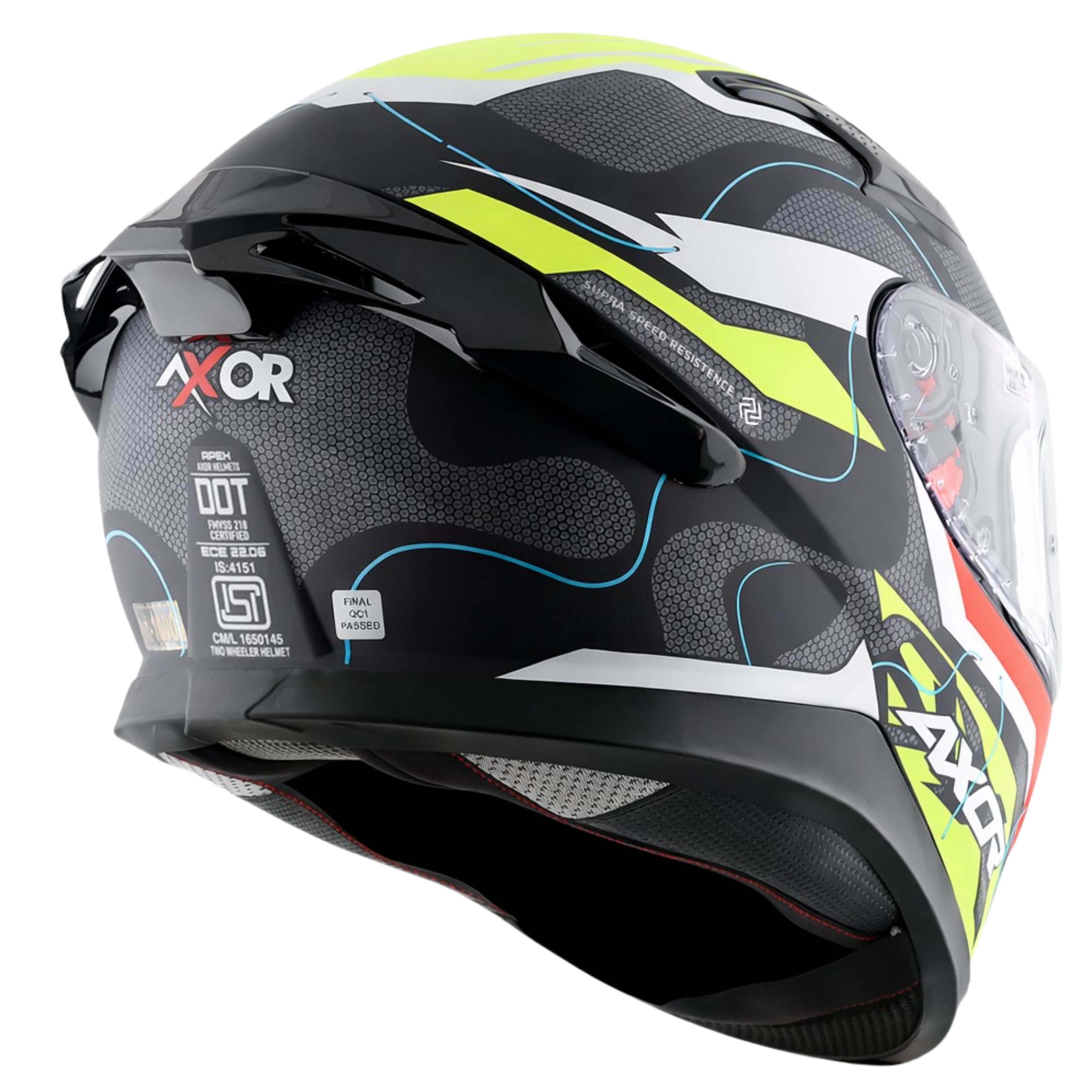 DULL BLACK NEON YELLOW