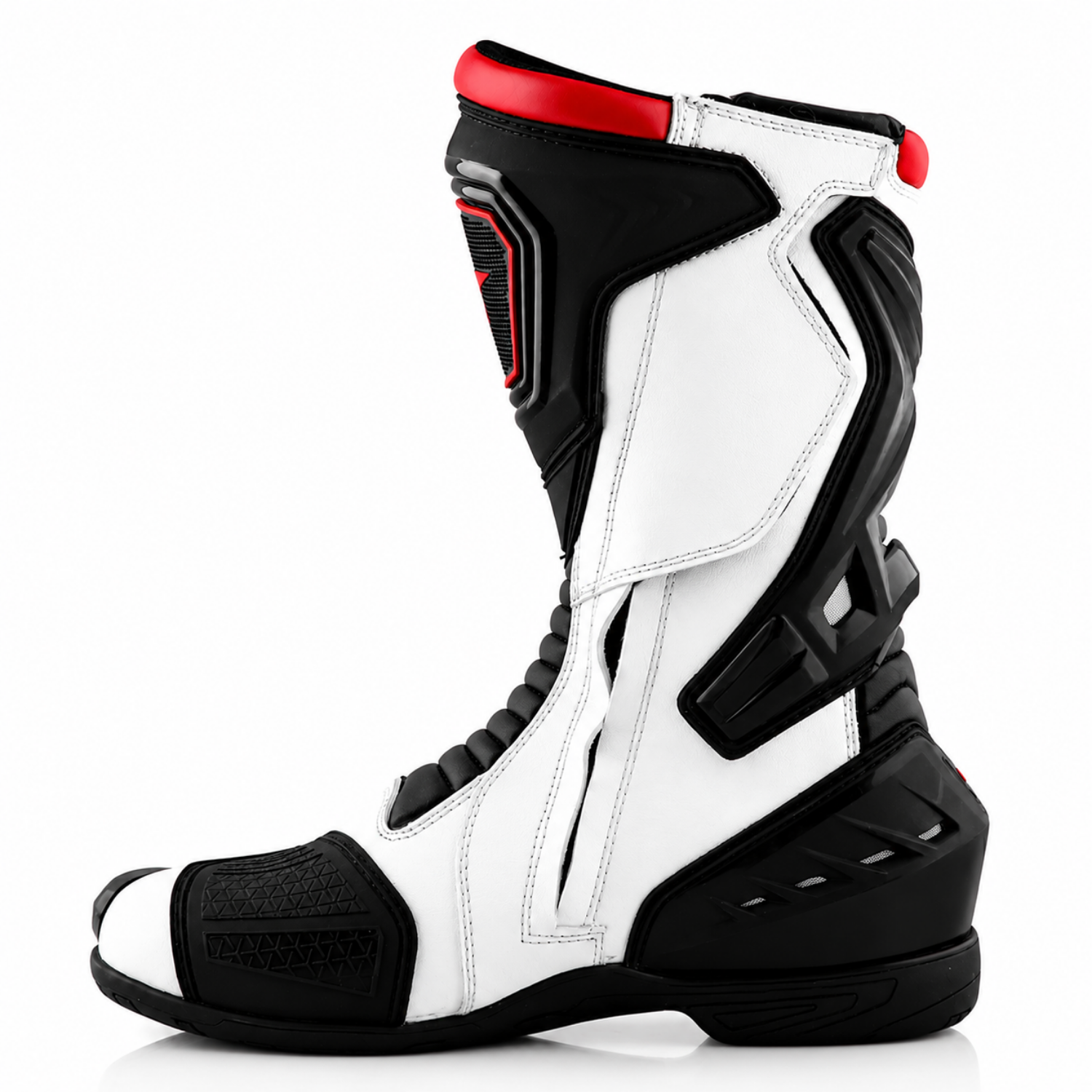BLACK WHITE RED
