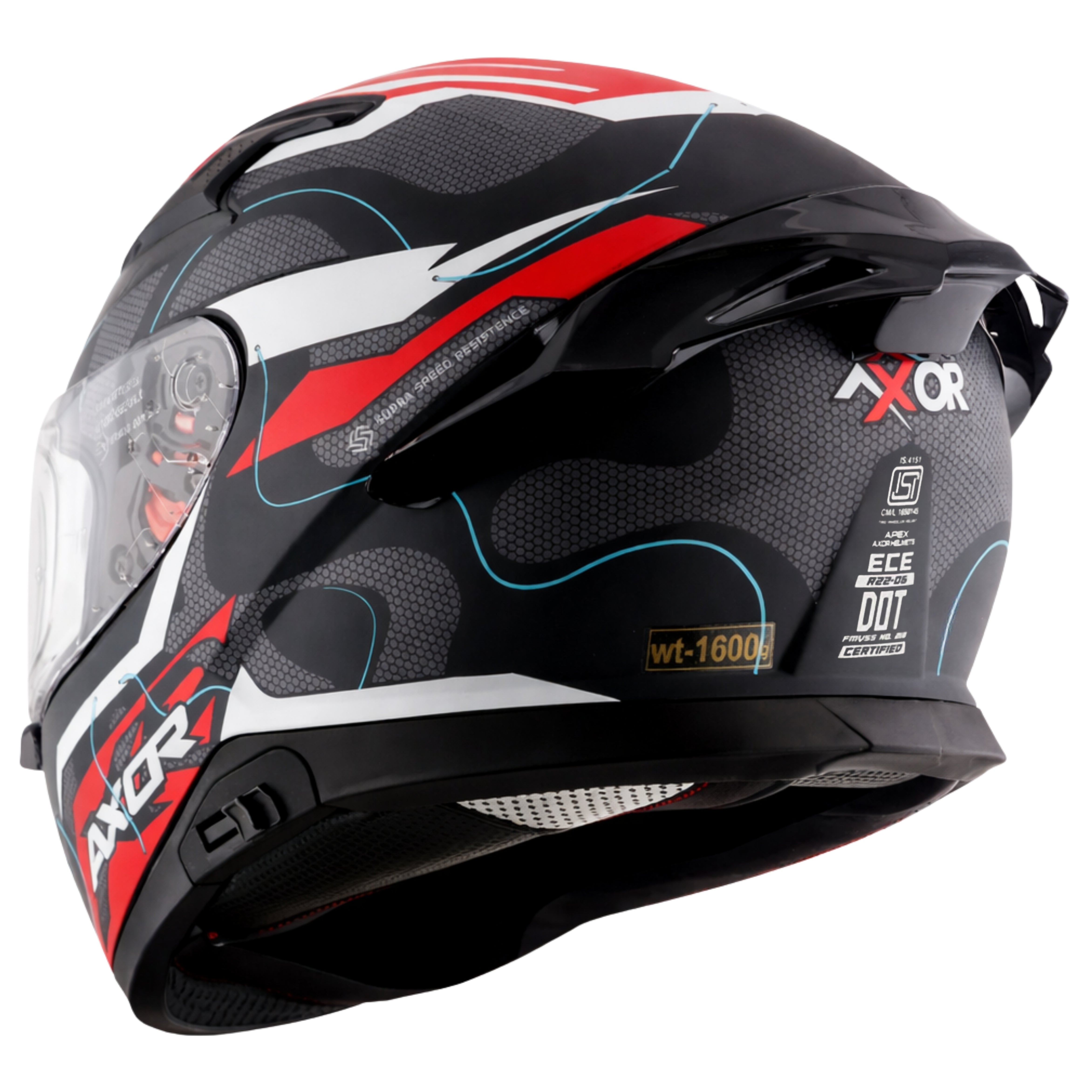 DULL BLACK RED