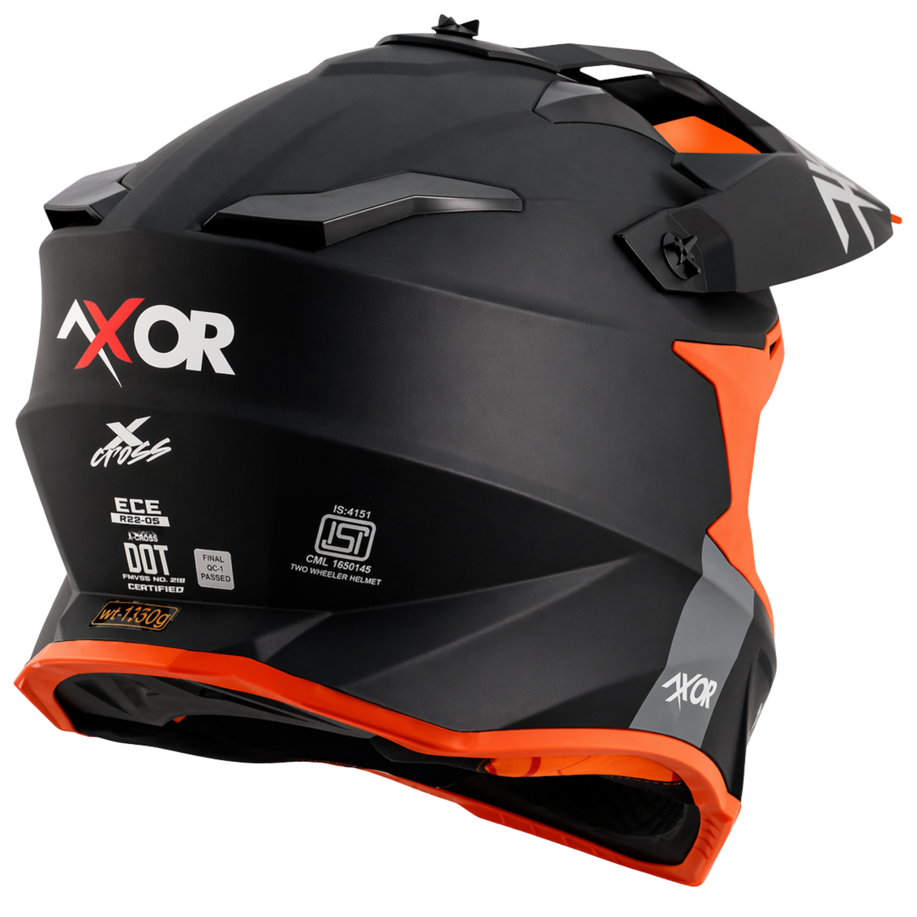 Dull Black Orange