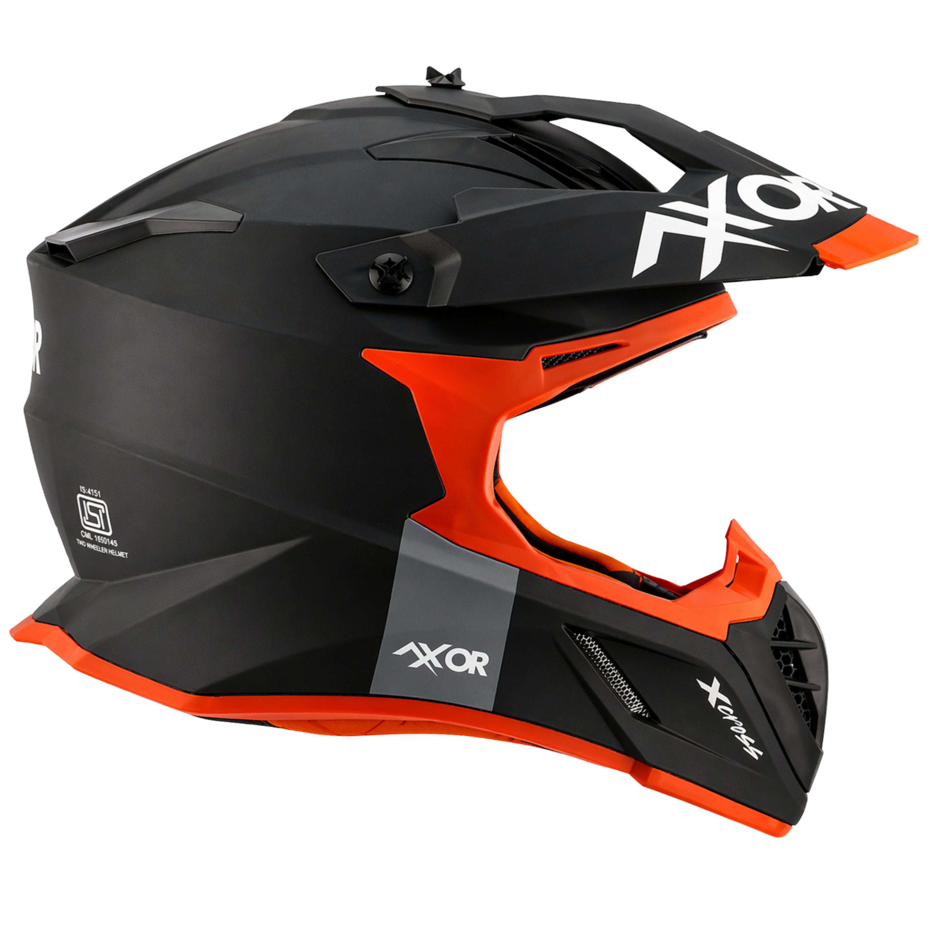 Dull Black Orange