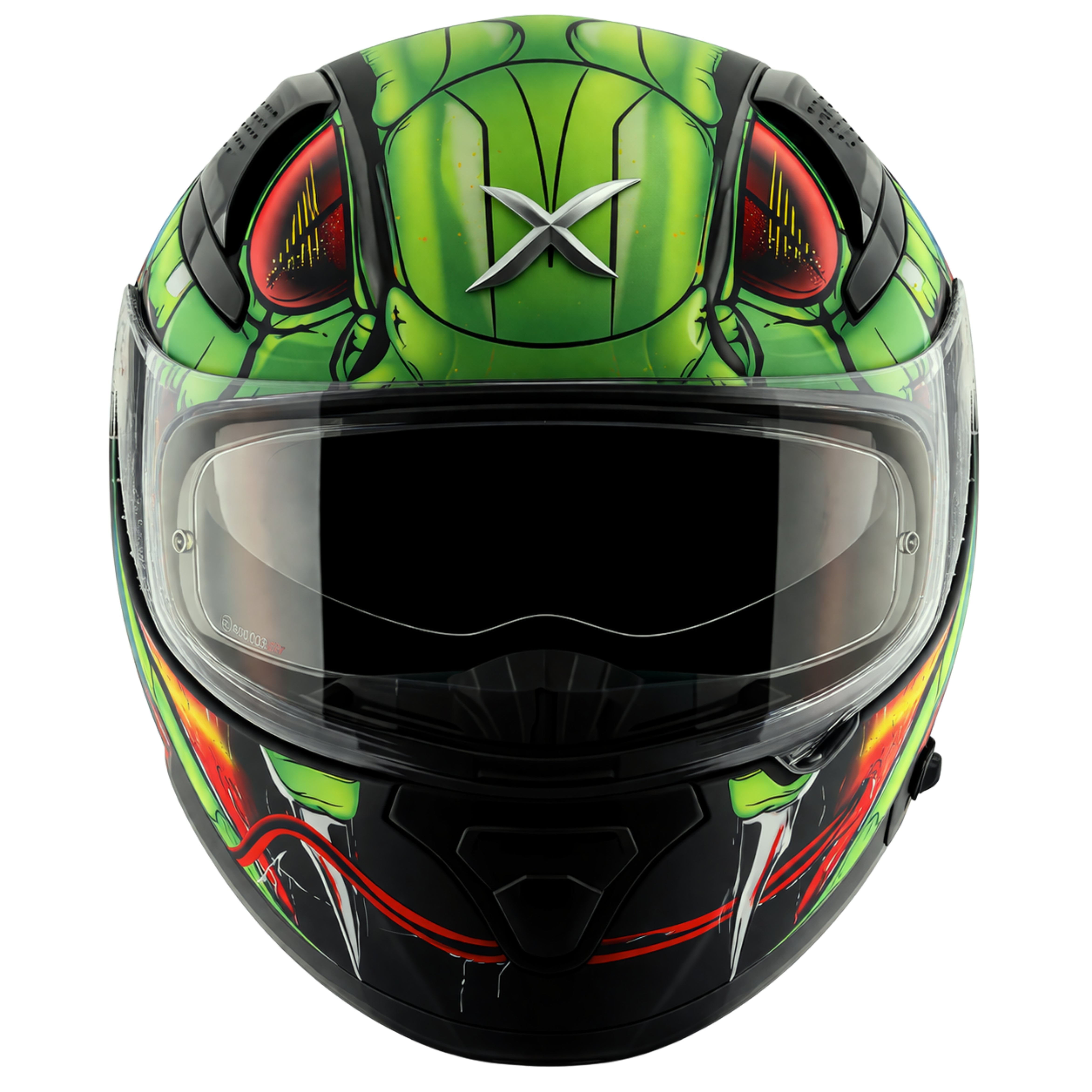 Dull Black Neon Green