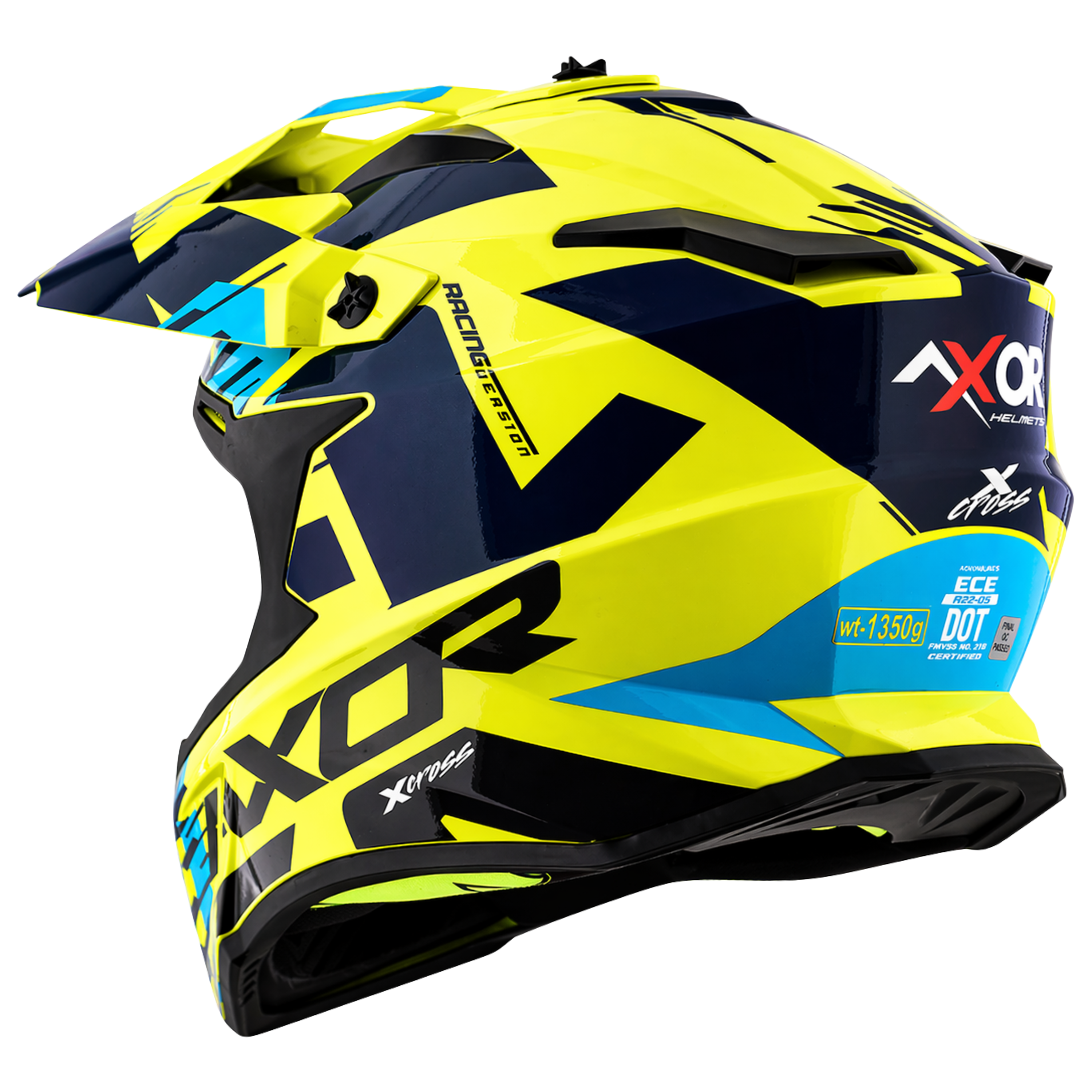 Neon Yellow Blue