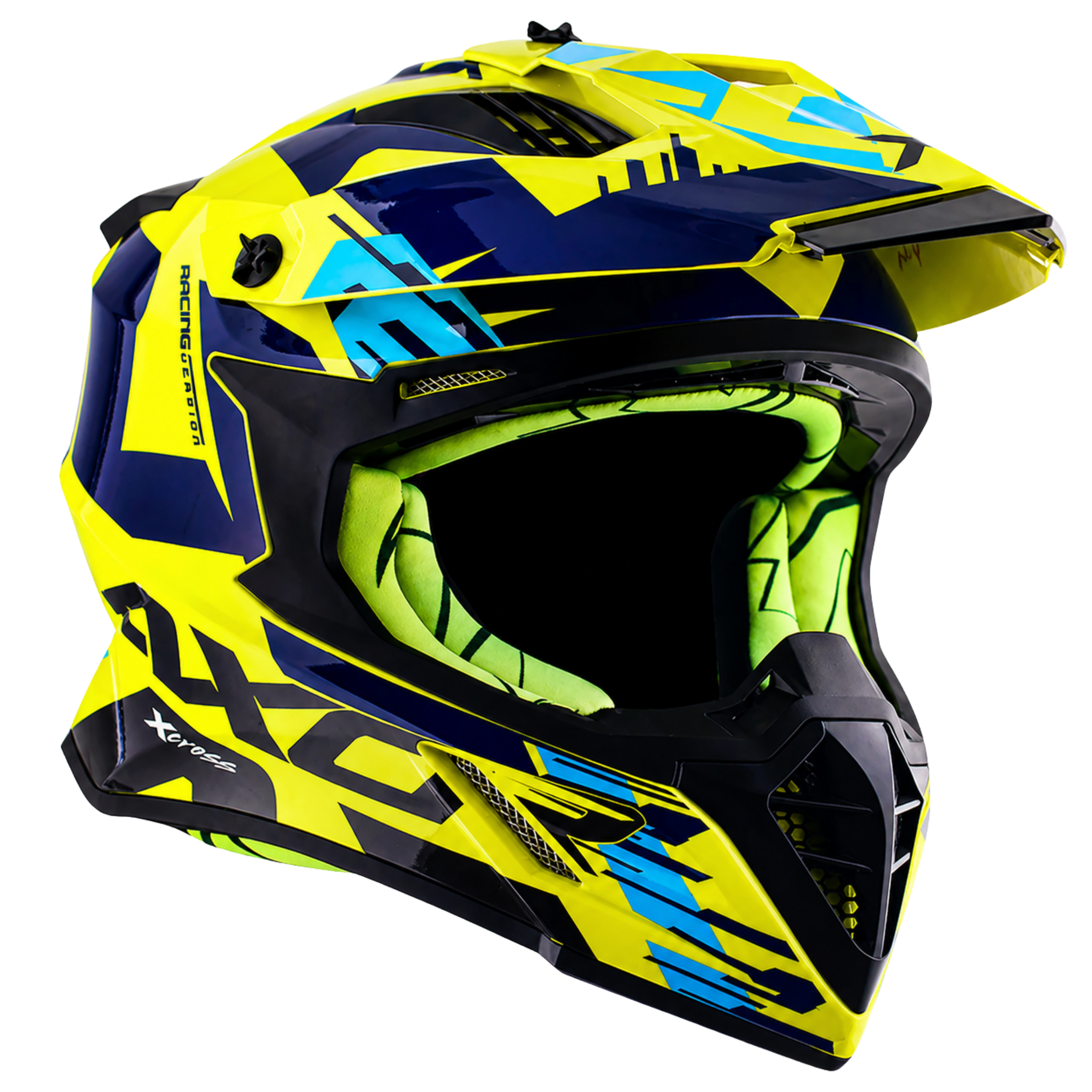 Neon Yellow Blue