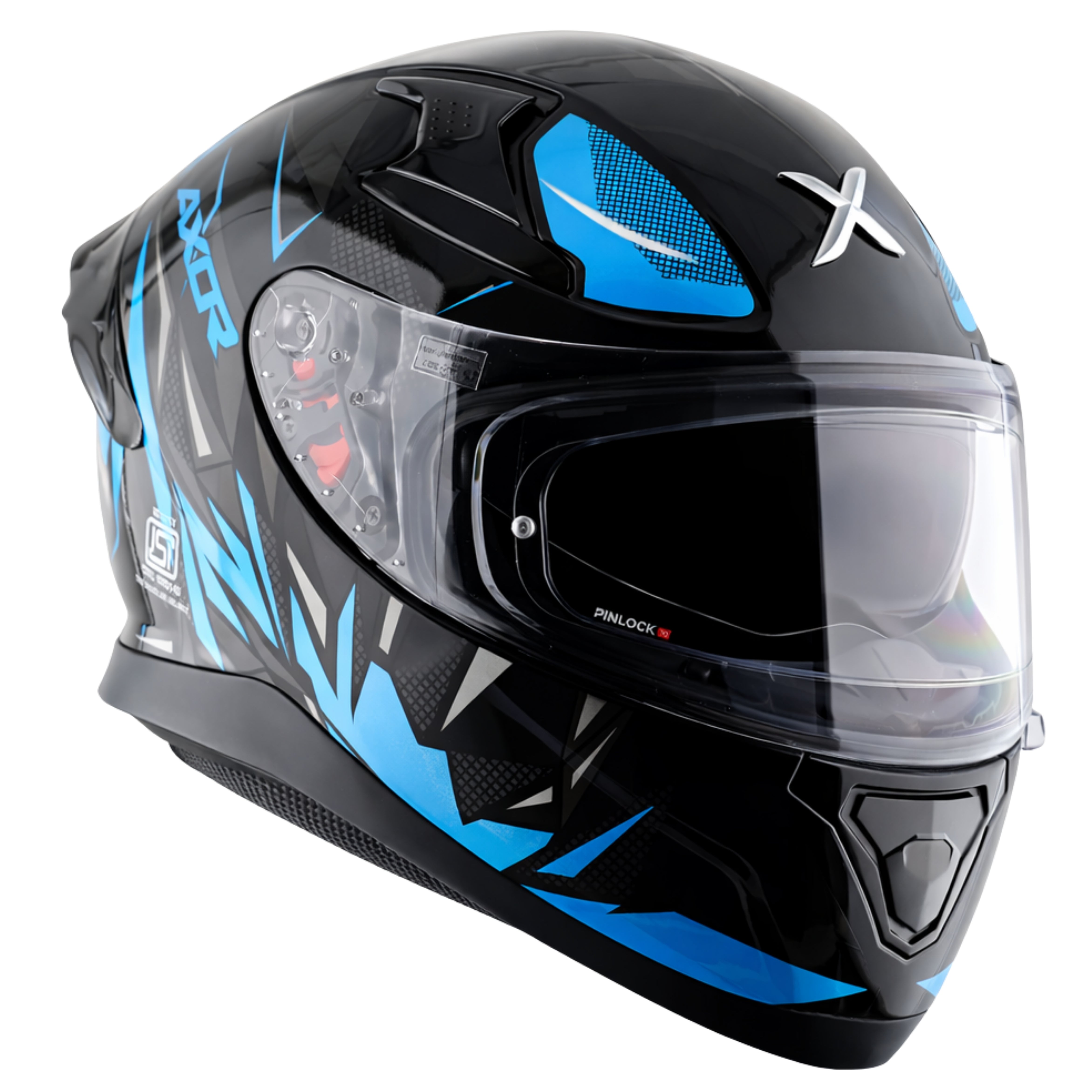 BLACK NEON BLUE