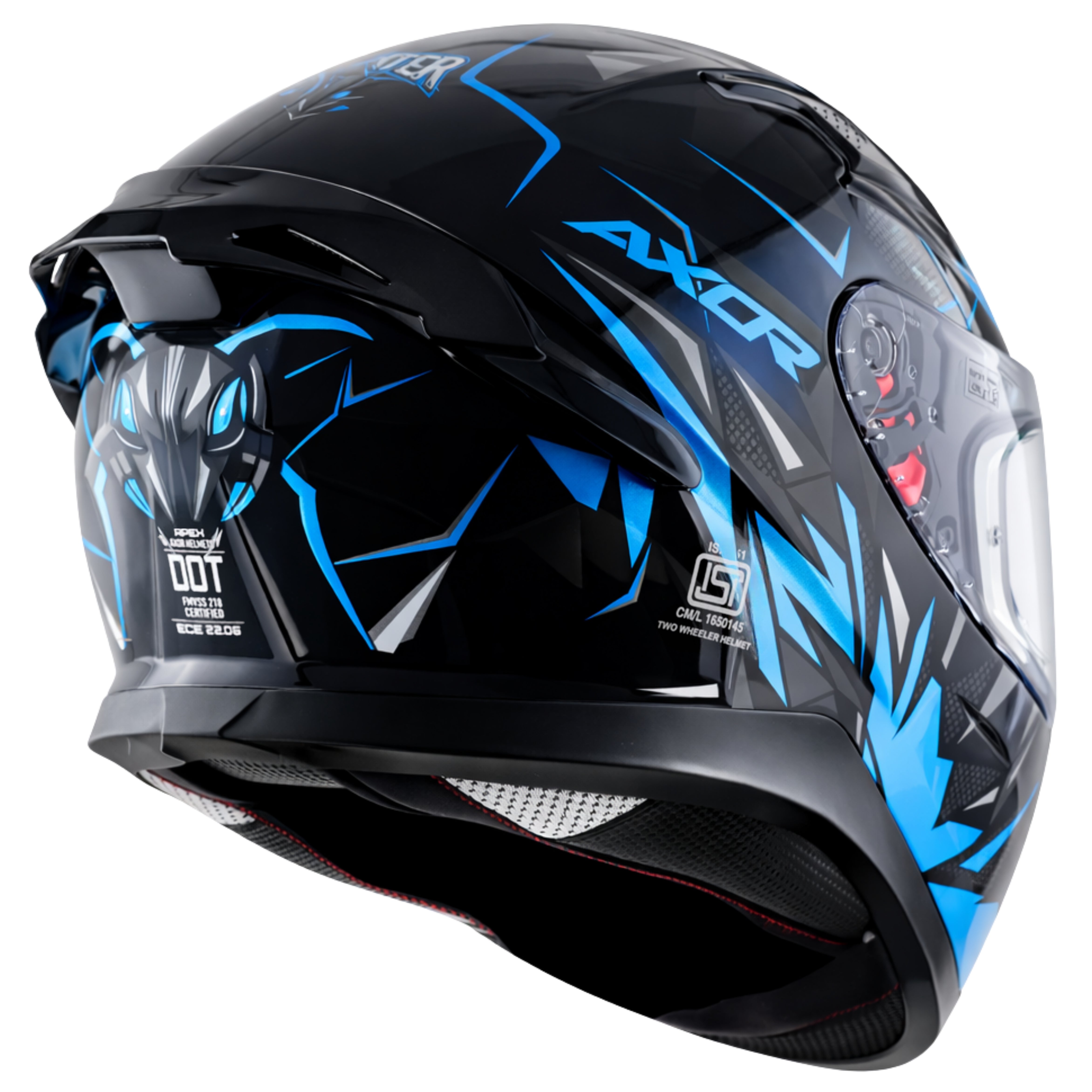 BLACK NEON BLUE