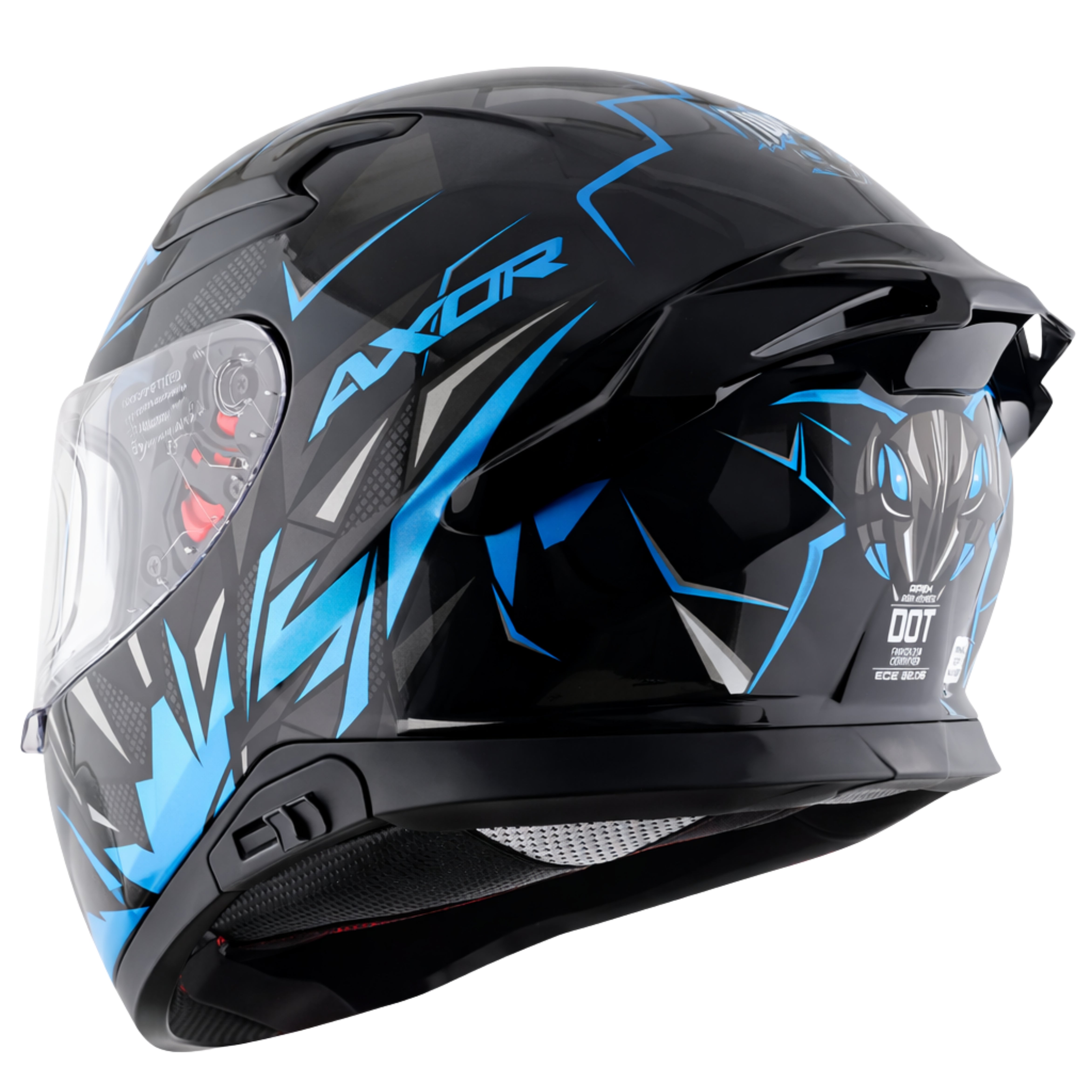 BLACK NEON BLUE