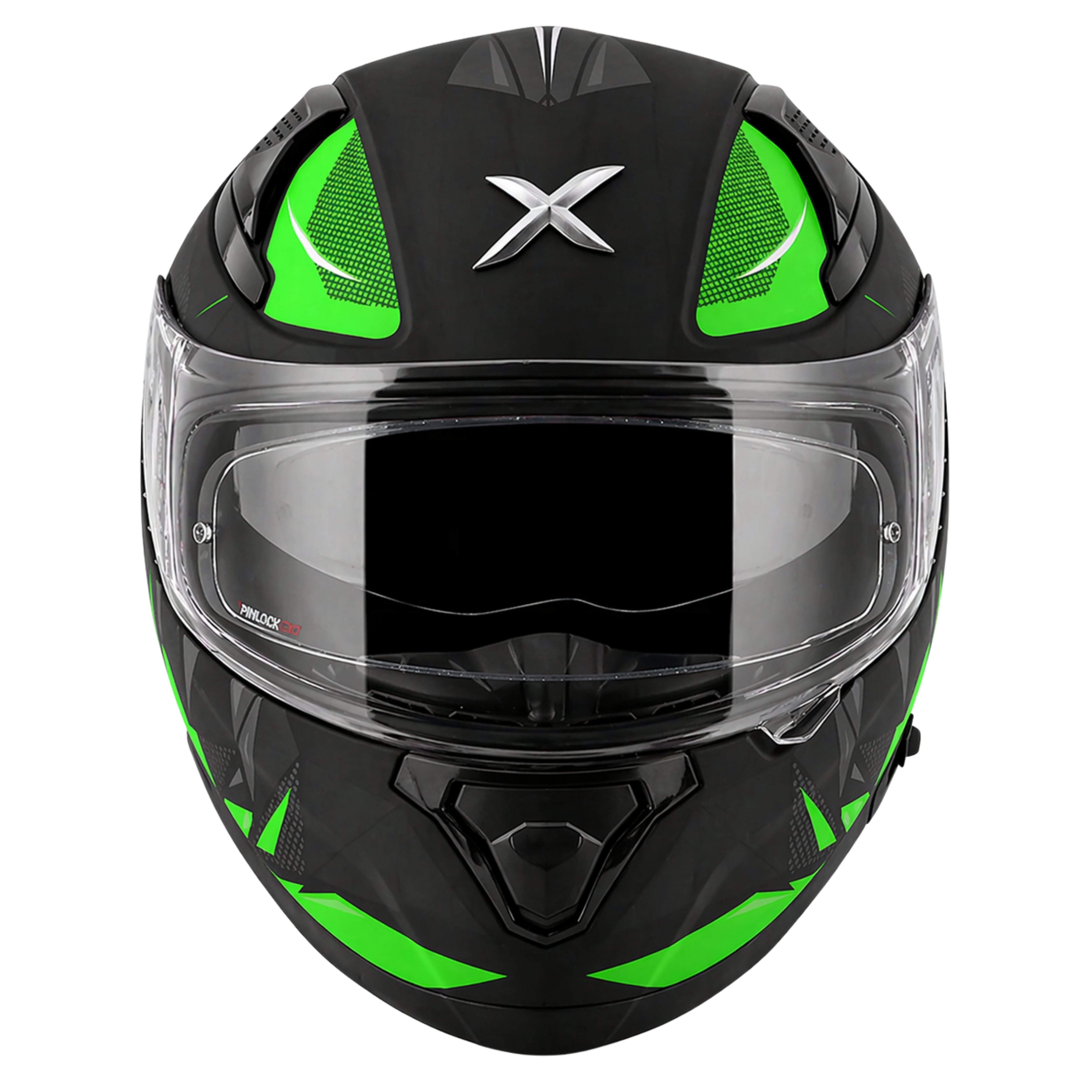 DULL BLACK NEON GREEN