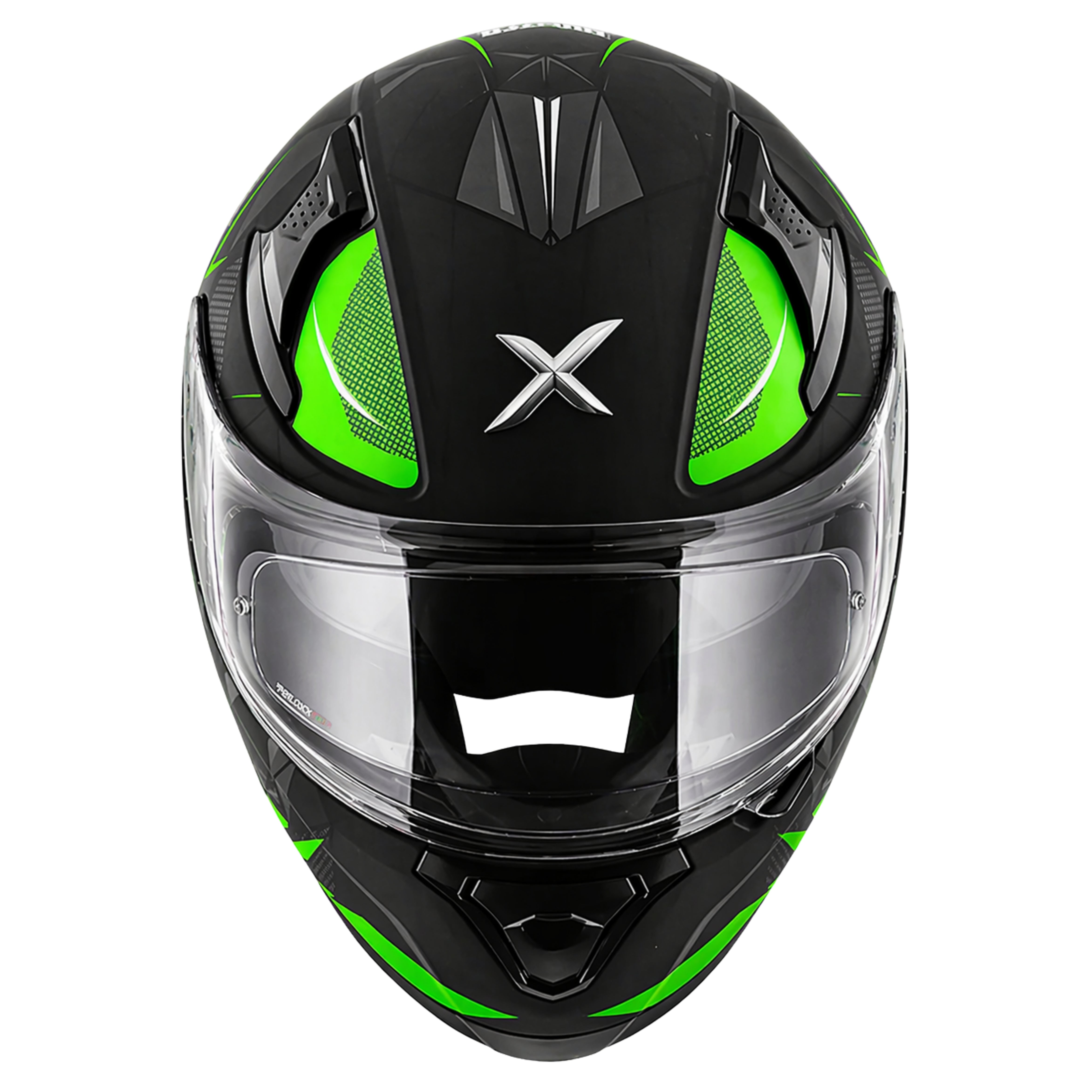 DULL BLACK NEON GREEN