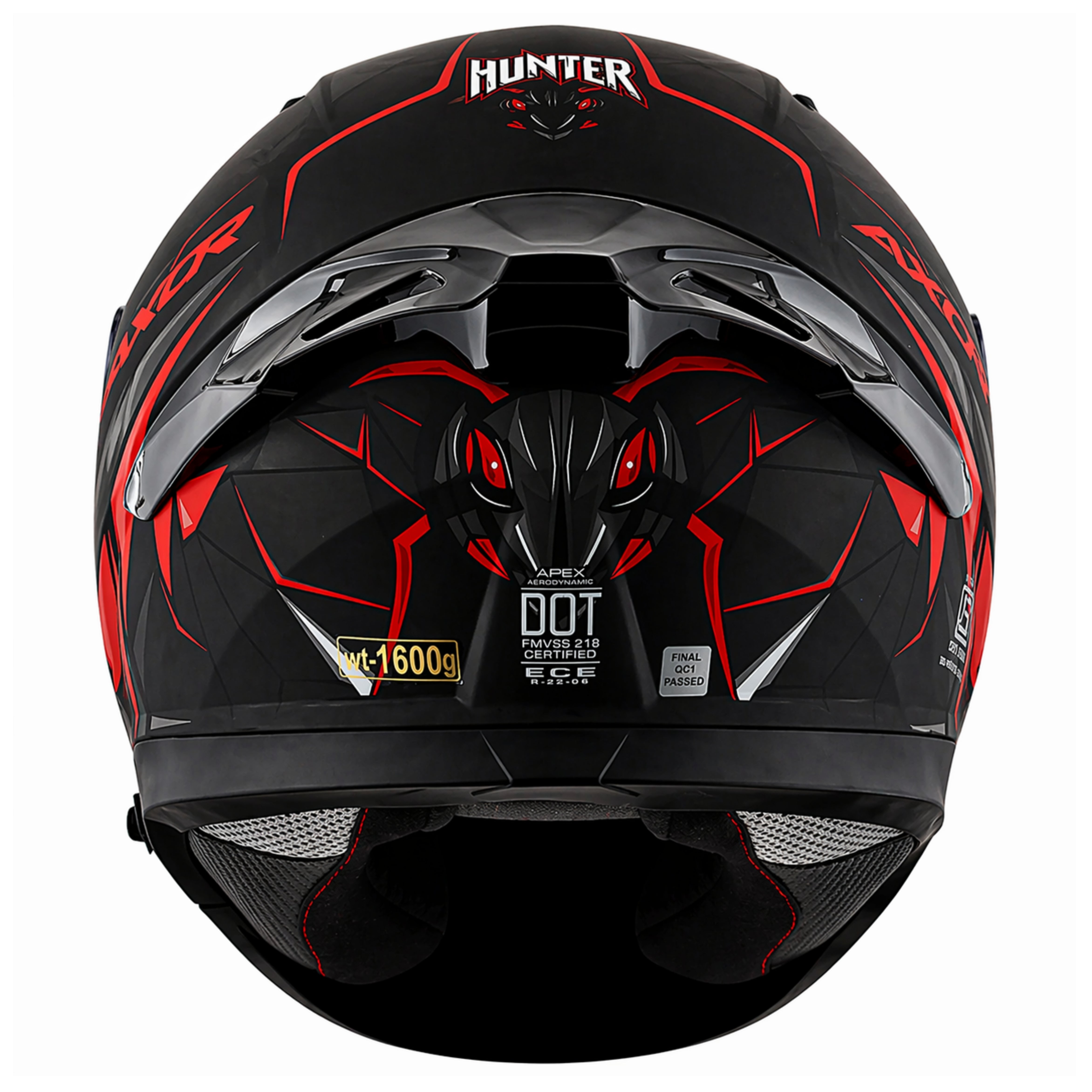 DULL BLACK RED