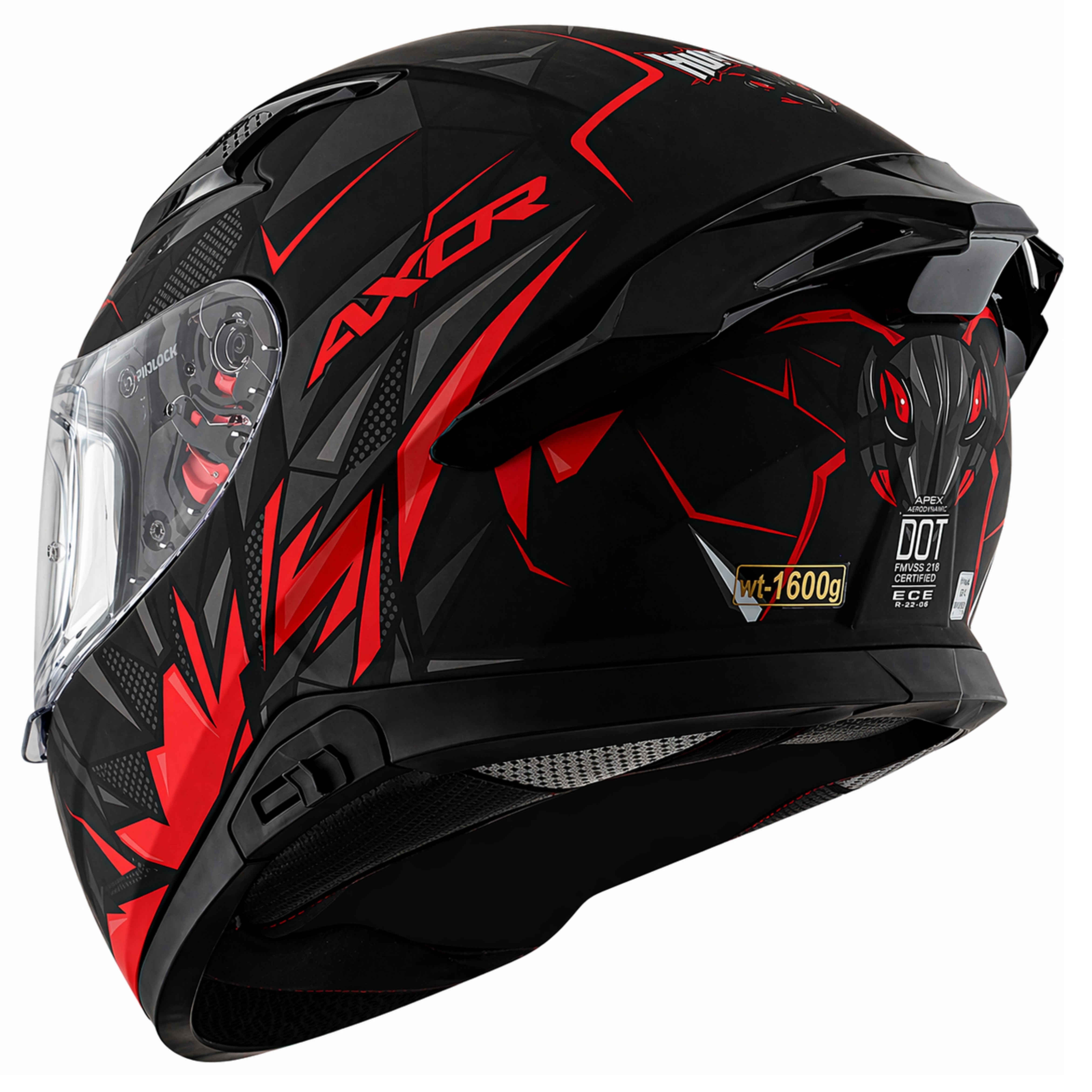 DULL BLACK RED