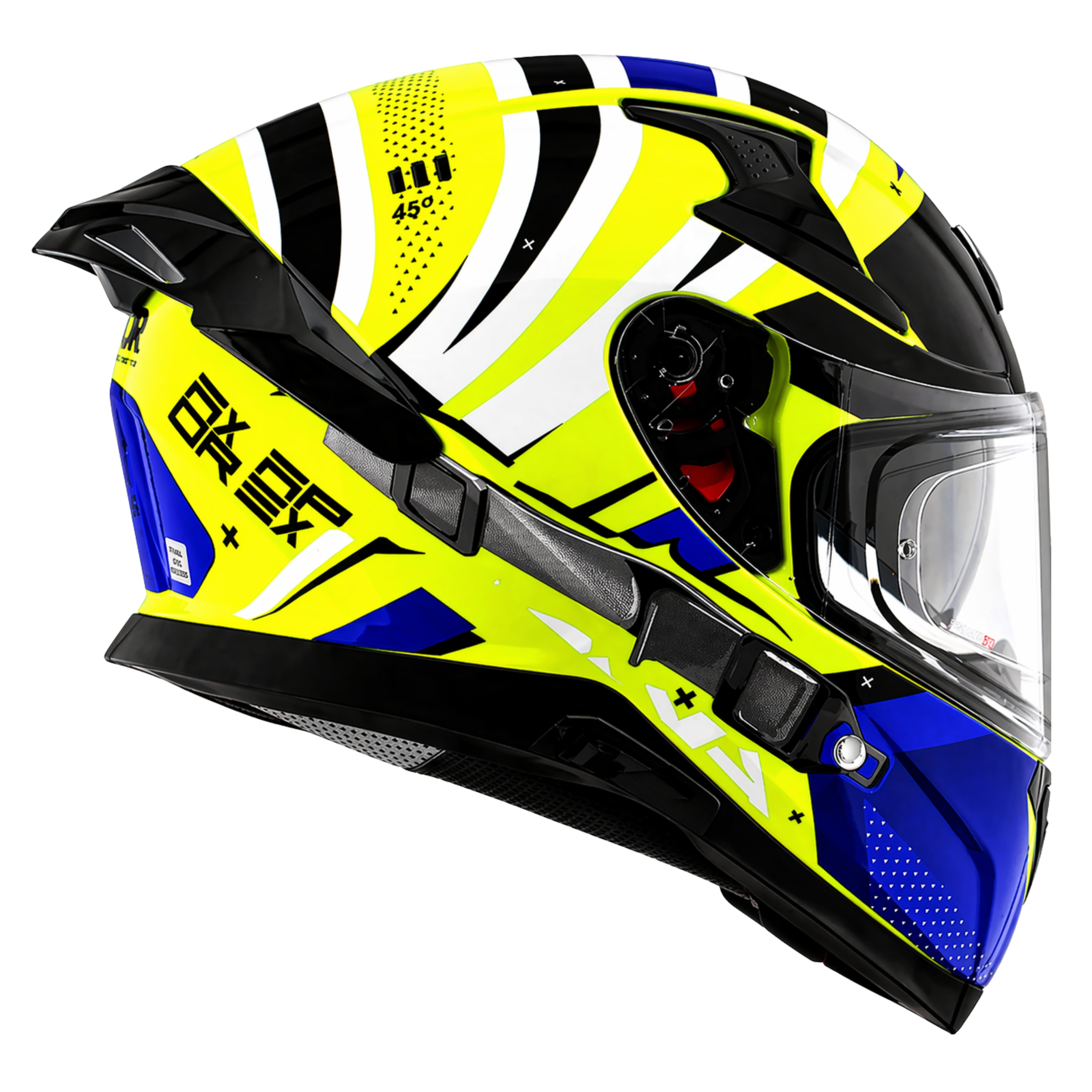 Neon Yellow Blue