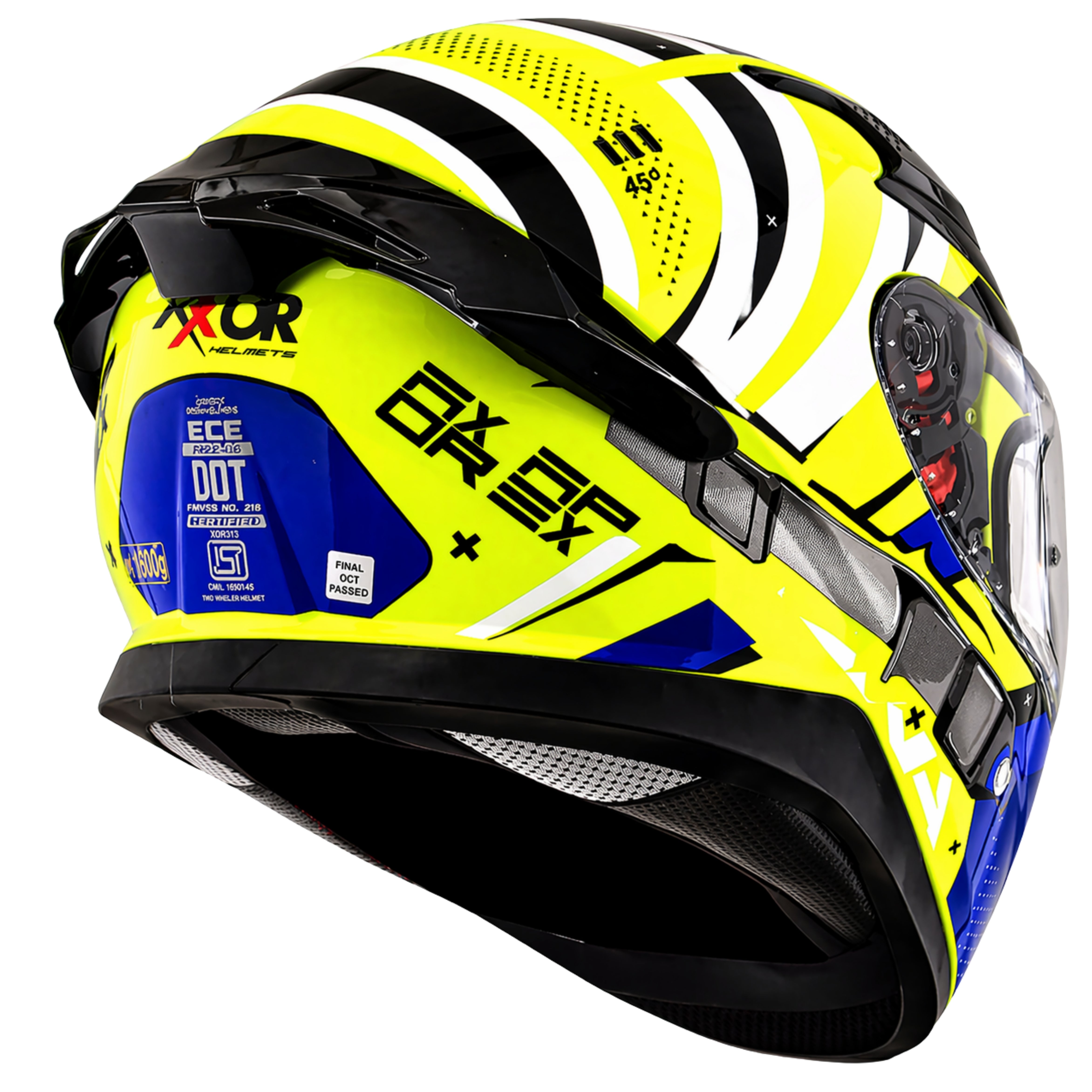 Neon Yellow Blue