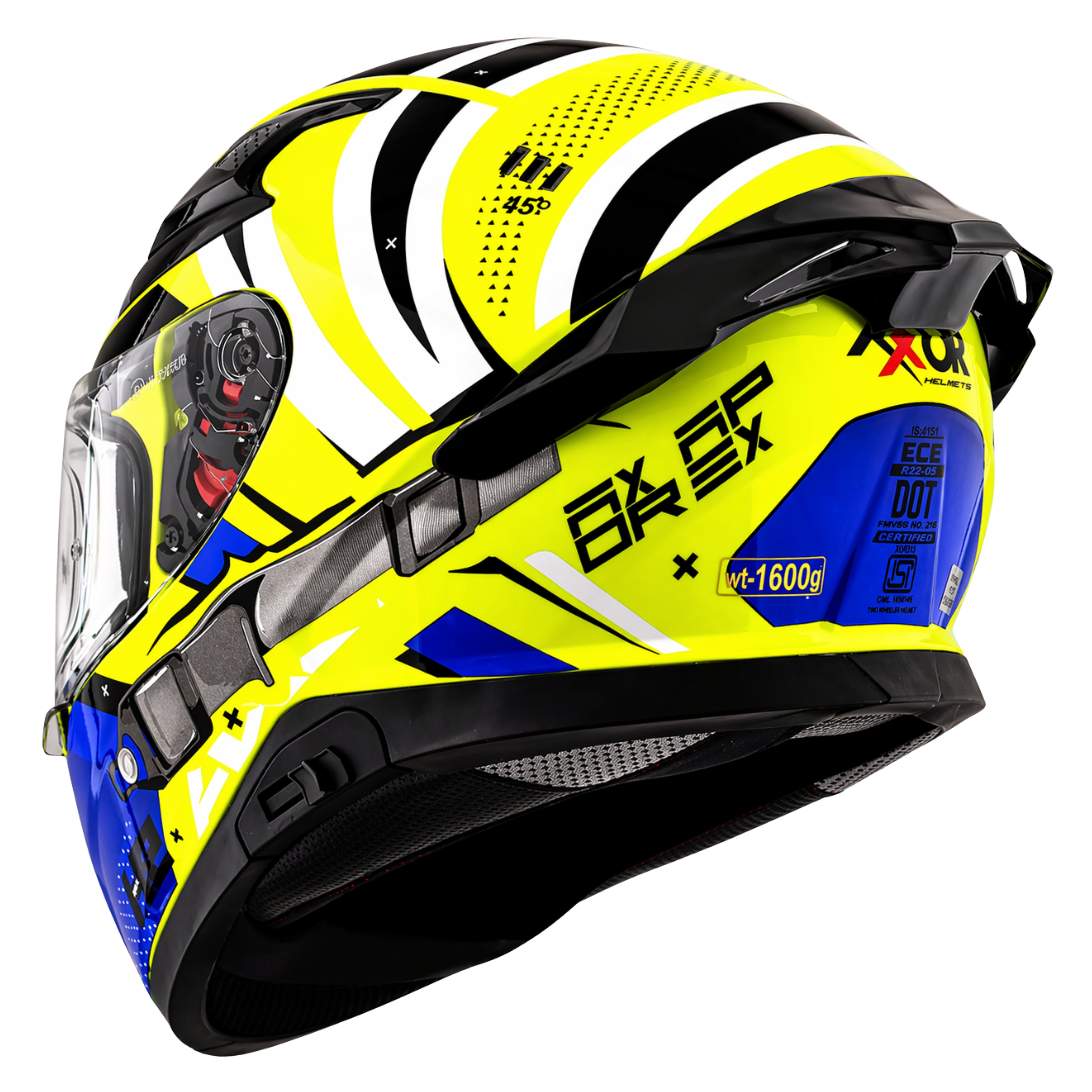 Neon Yellow Blue