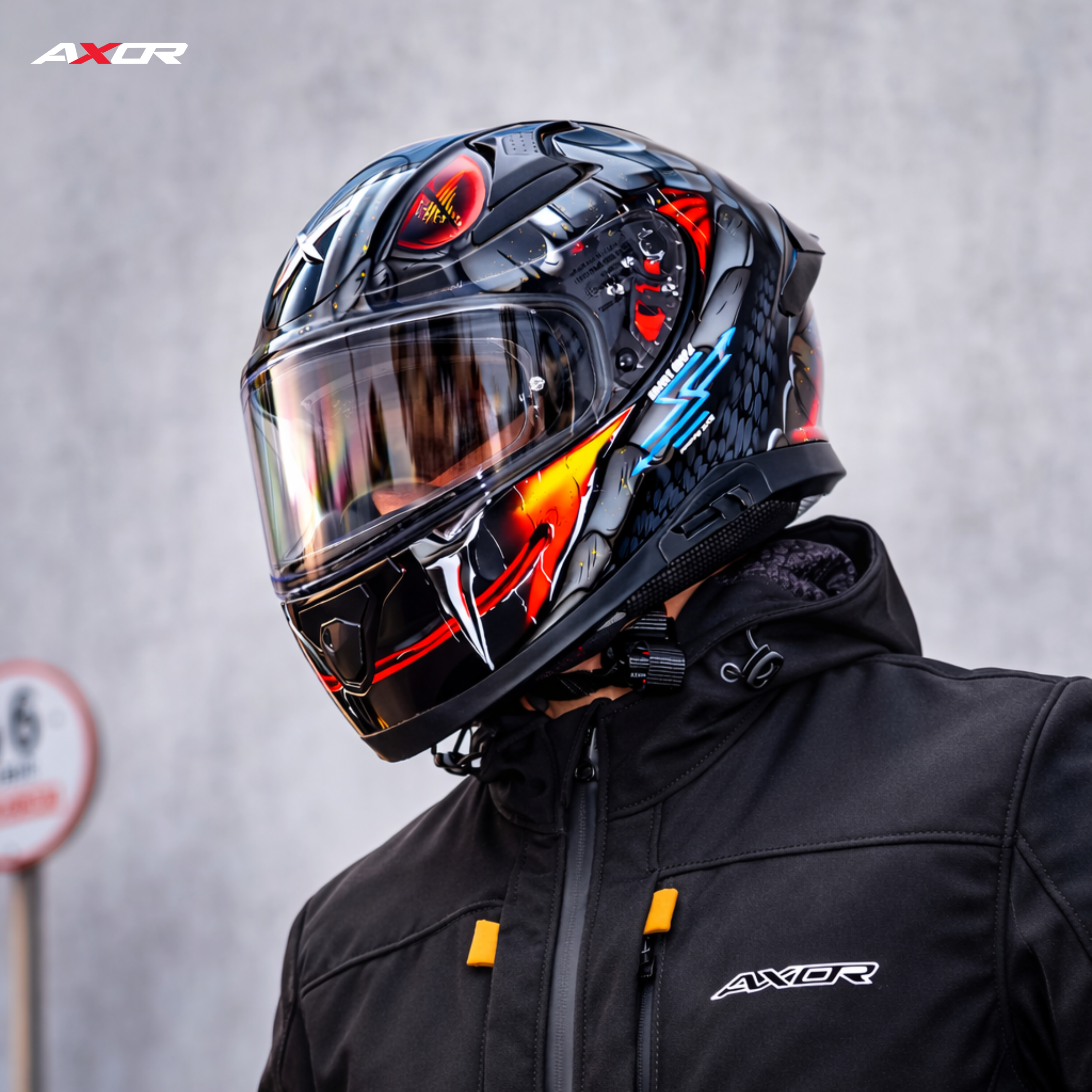 Axor Ghost Axor X Altor Apex Venomous Smart Bluetooth Helmet