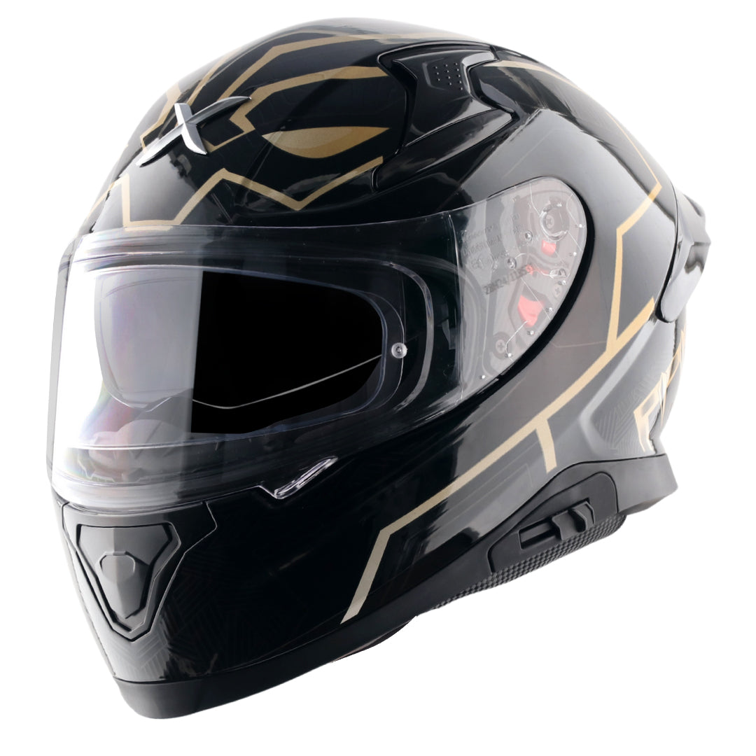 Black And Gold Motocross Helmet Airoh Commander Gold Motocross Helmet