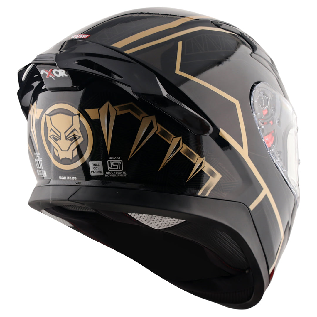 black panther motorcycle helmets Apex Marvel Black Panther Helmet