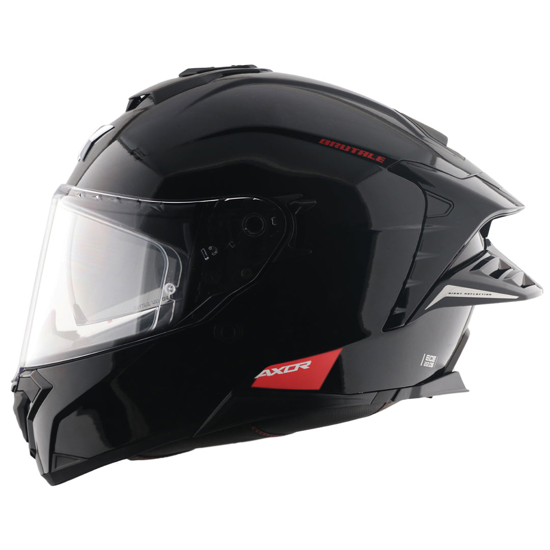 Brutale Solid Colors Dual Spoiler Helmet