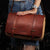 Khaki with Leather Brown