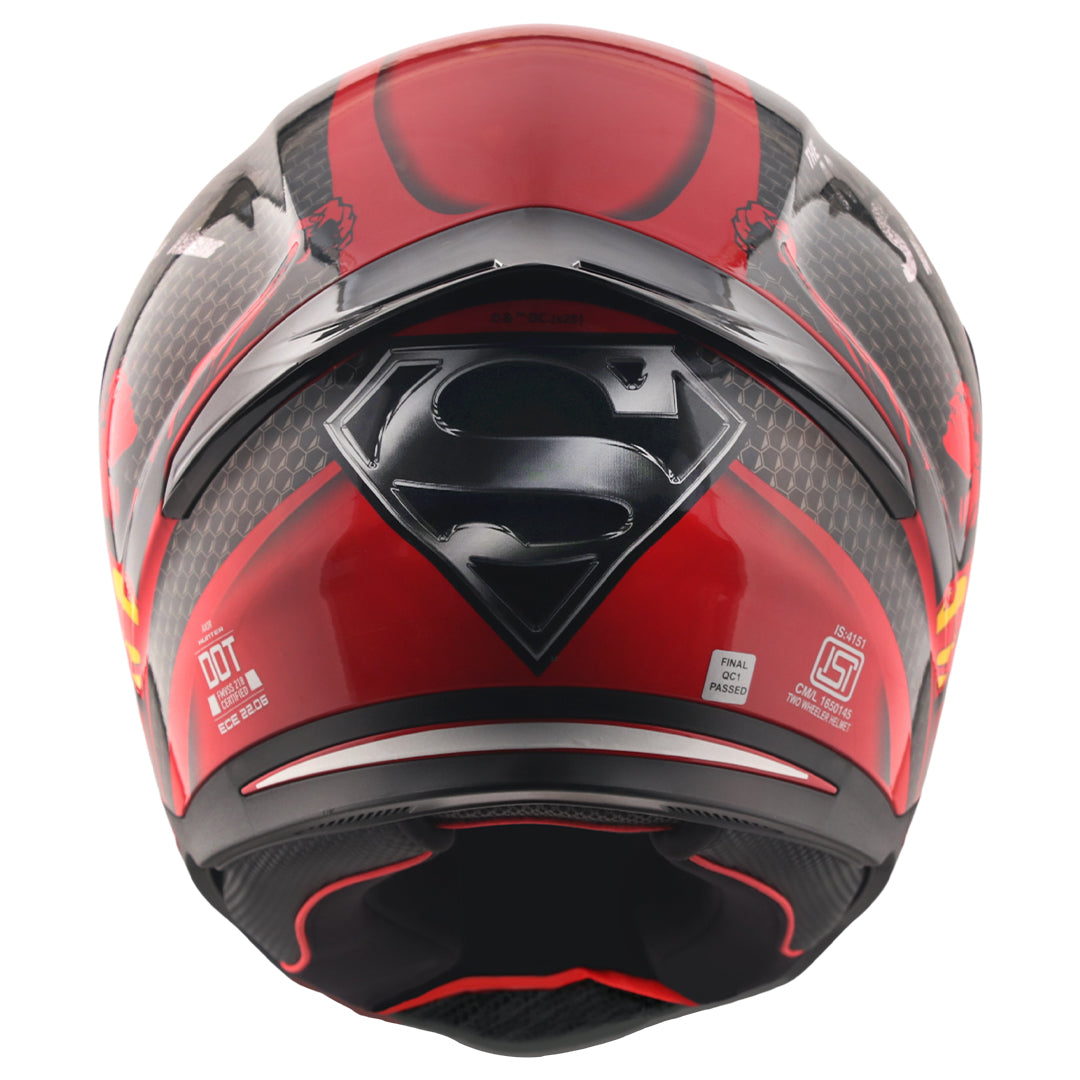 custom superman motorcycle helmets Hunter DC Superman Helmet