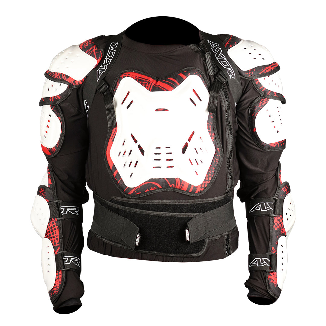 Axor Shield Protective Body Armor Jacket Black RED / S
