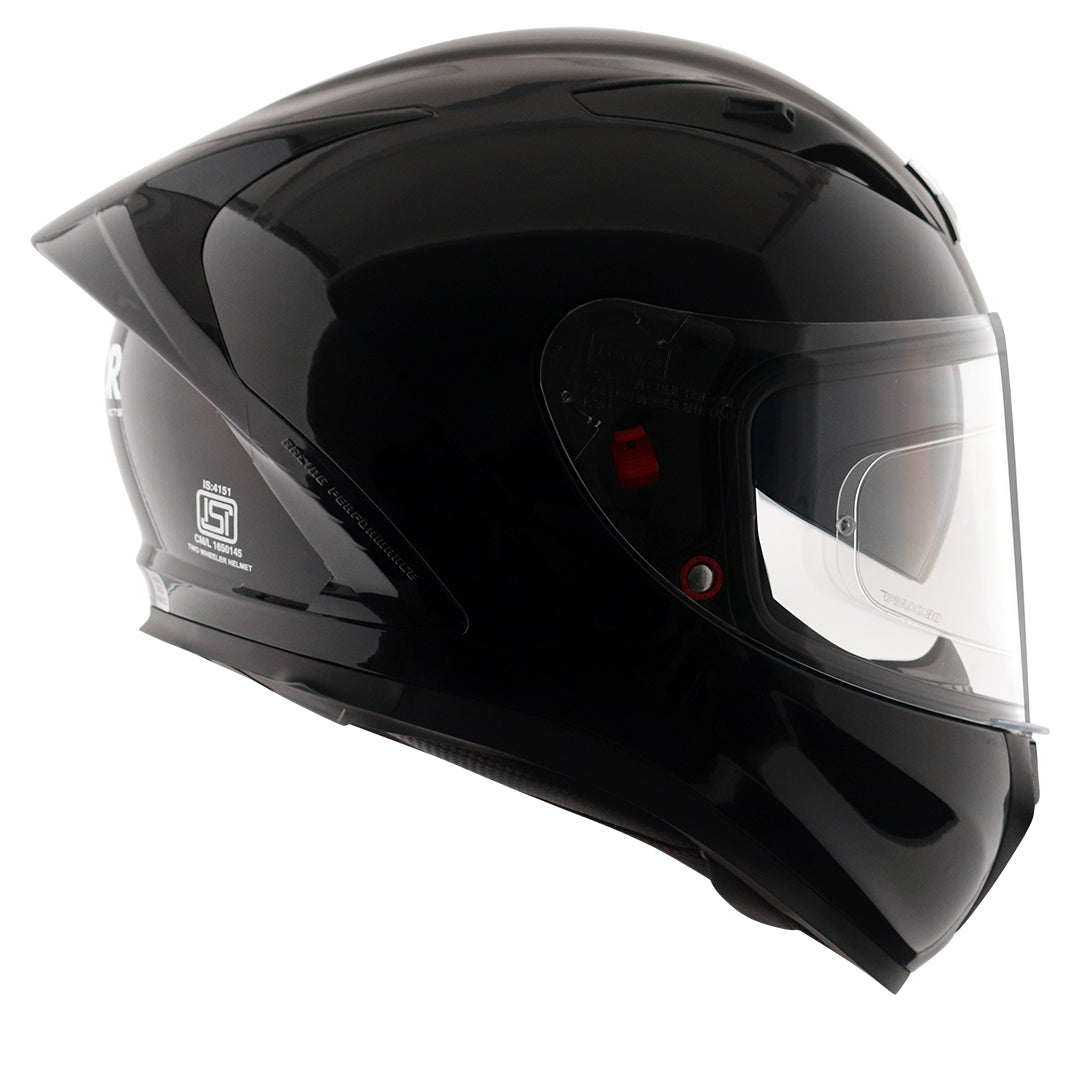 Street Solid Black Helmet