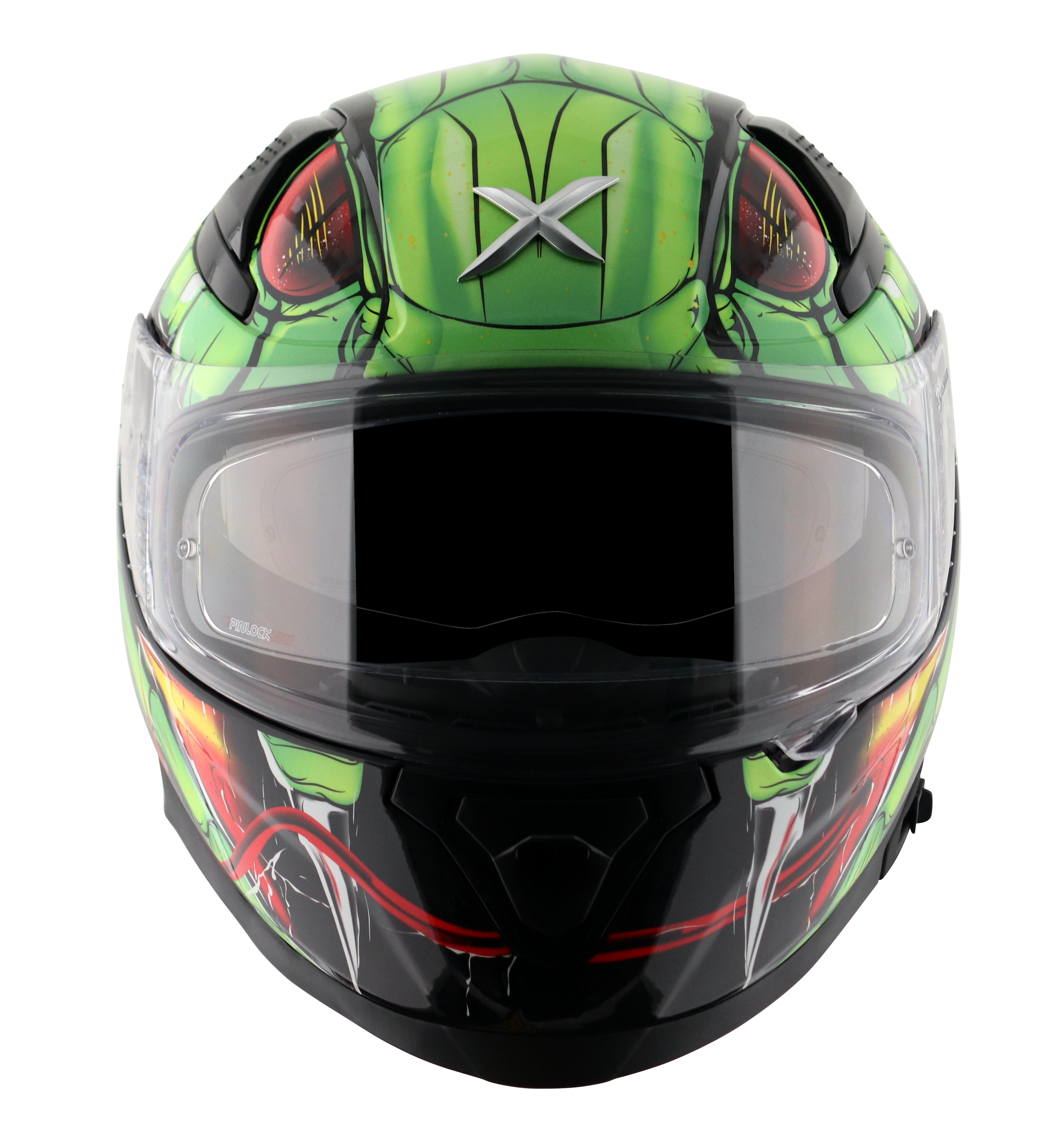 Dull Black Neon Green