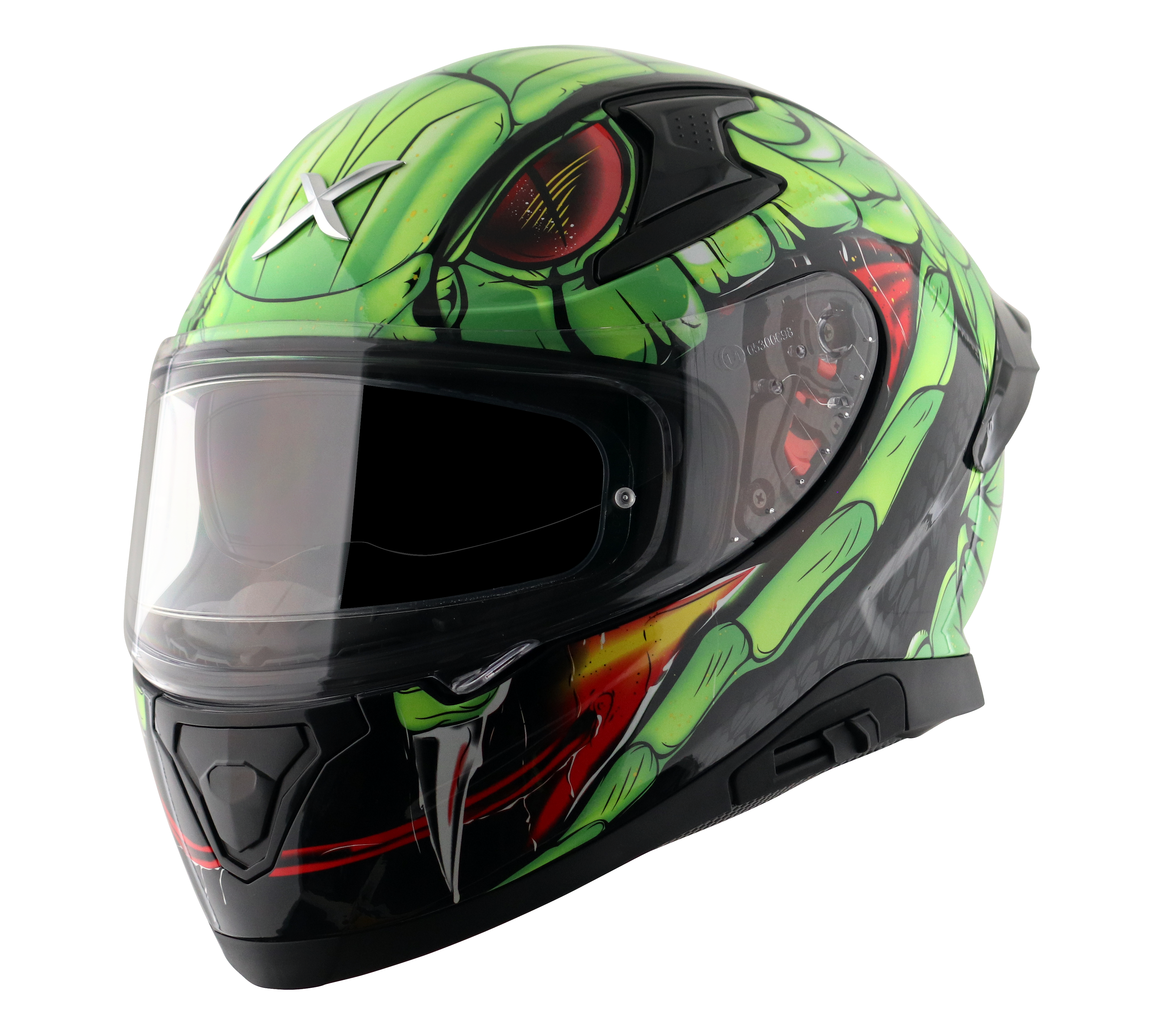 Dull Black Neon Green
