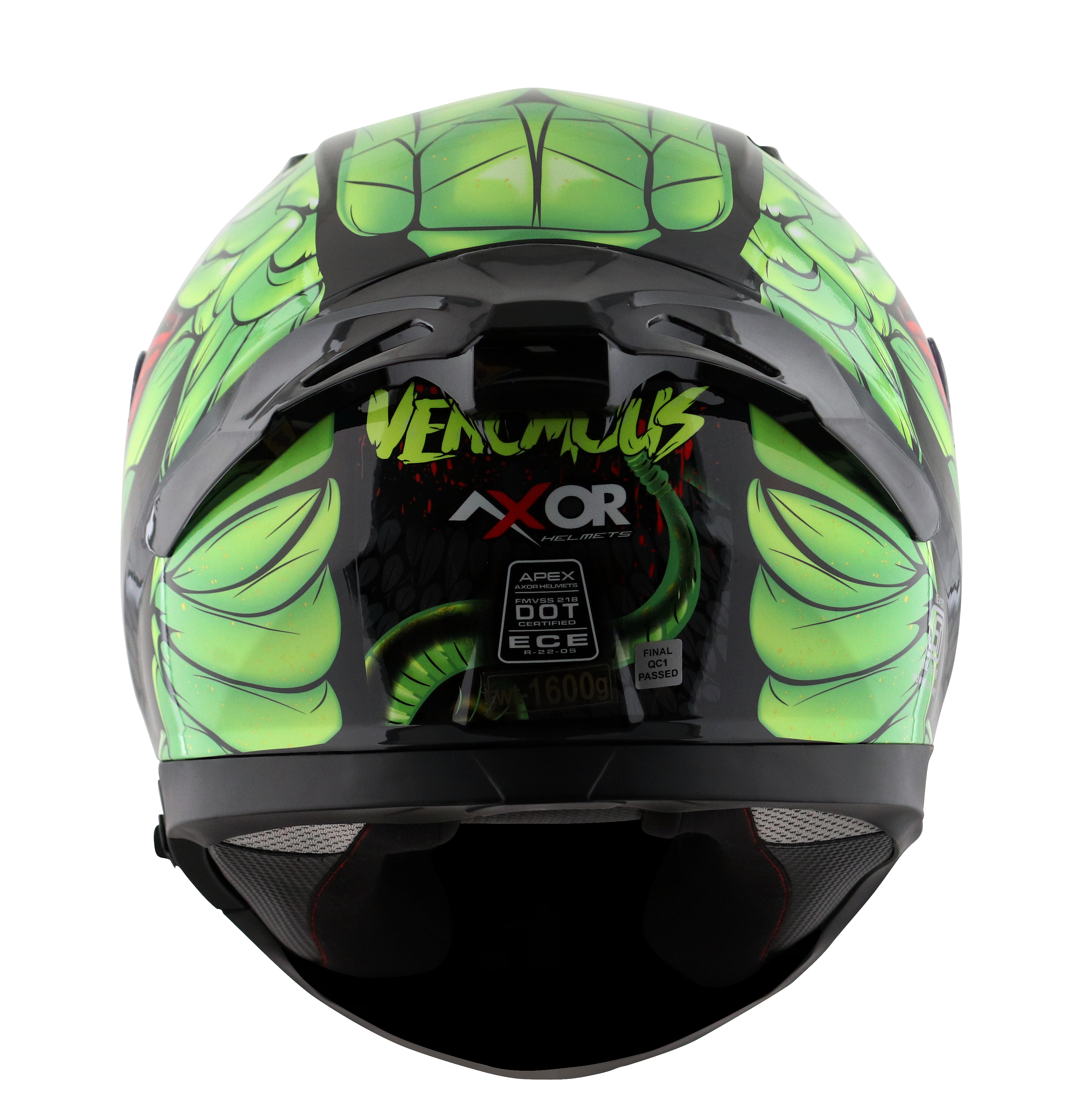 Dull Black Neon Green