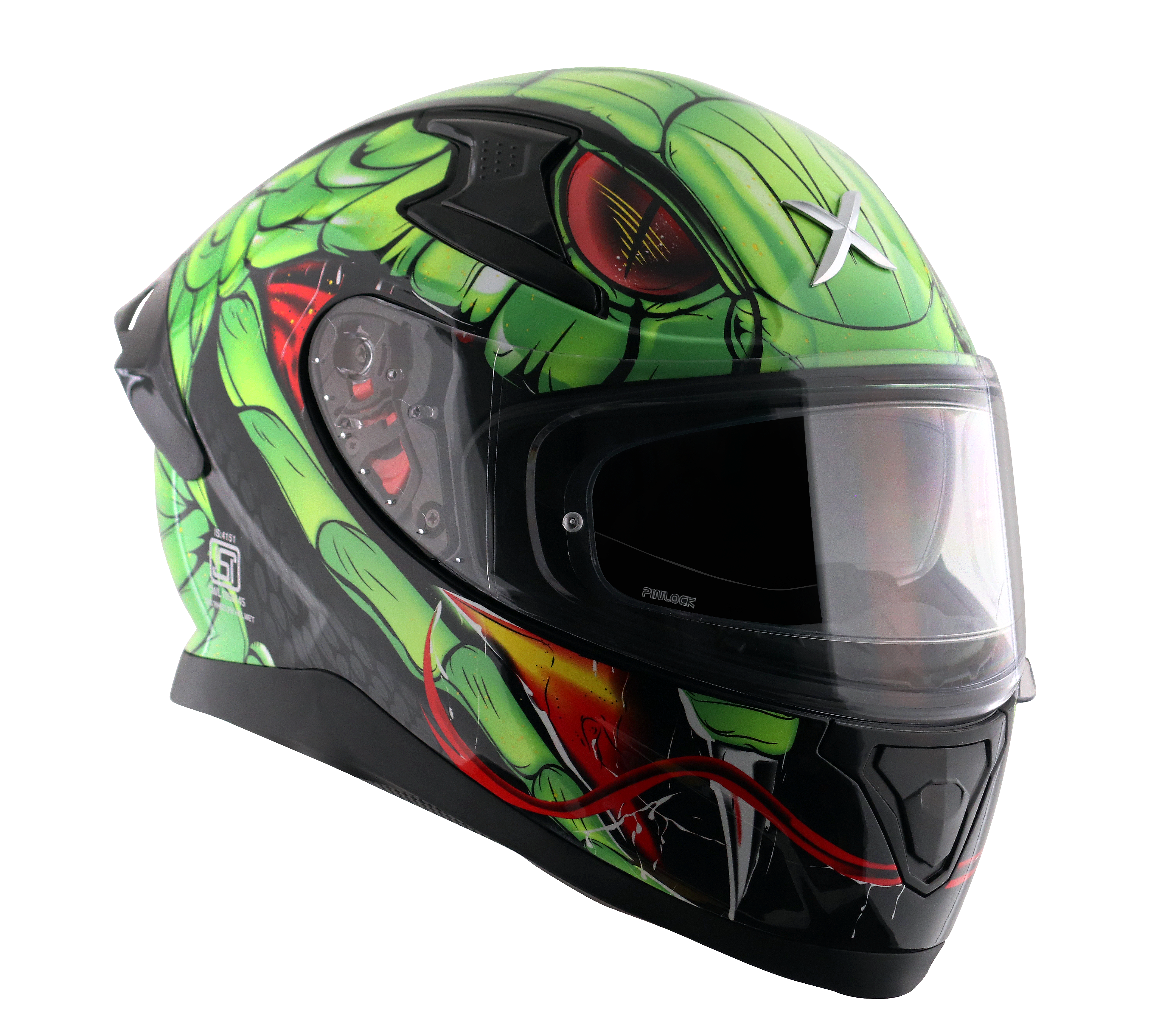 Dull Black Neon Green
