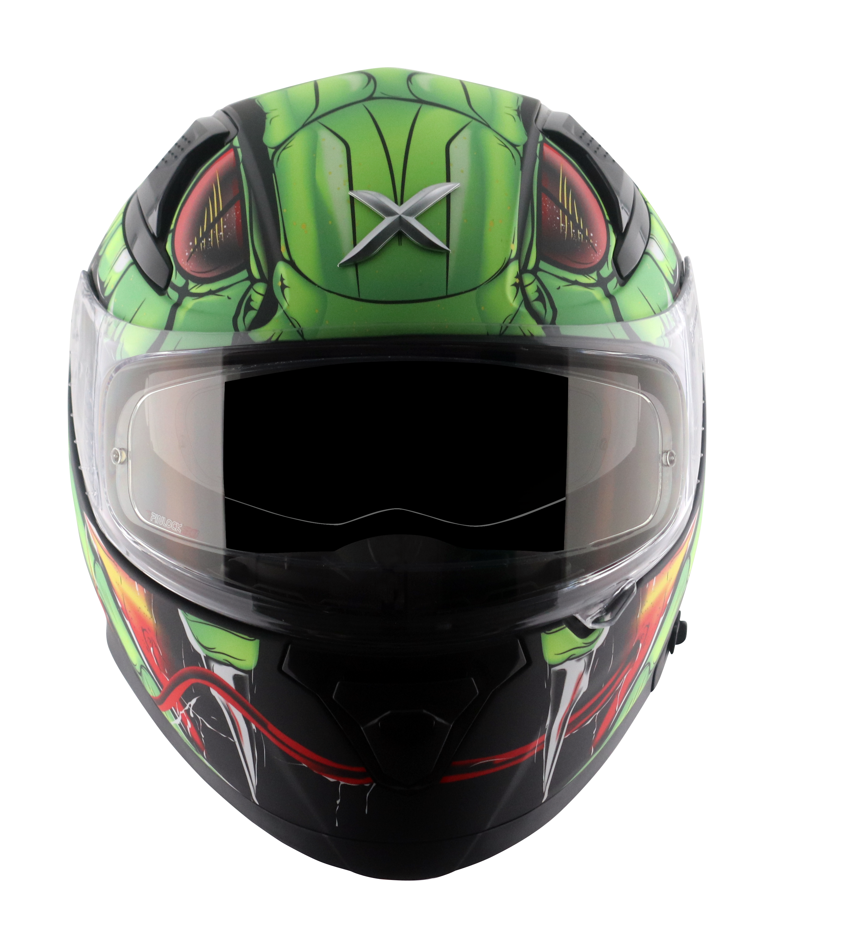 Dull Black Neon Green