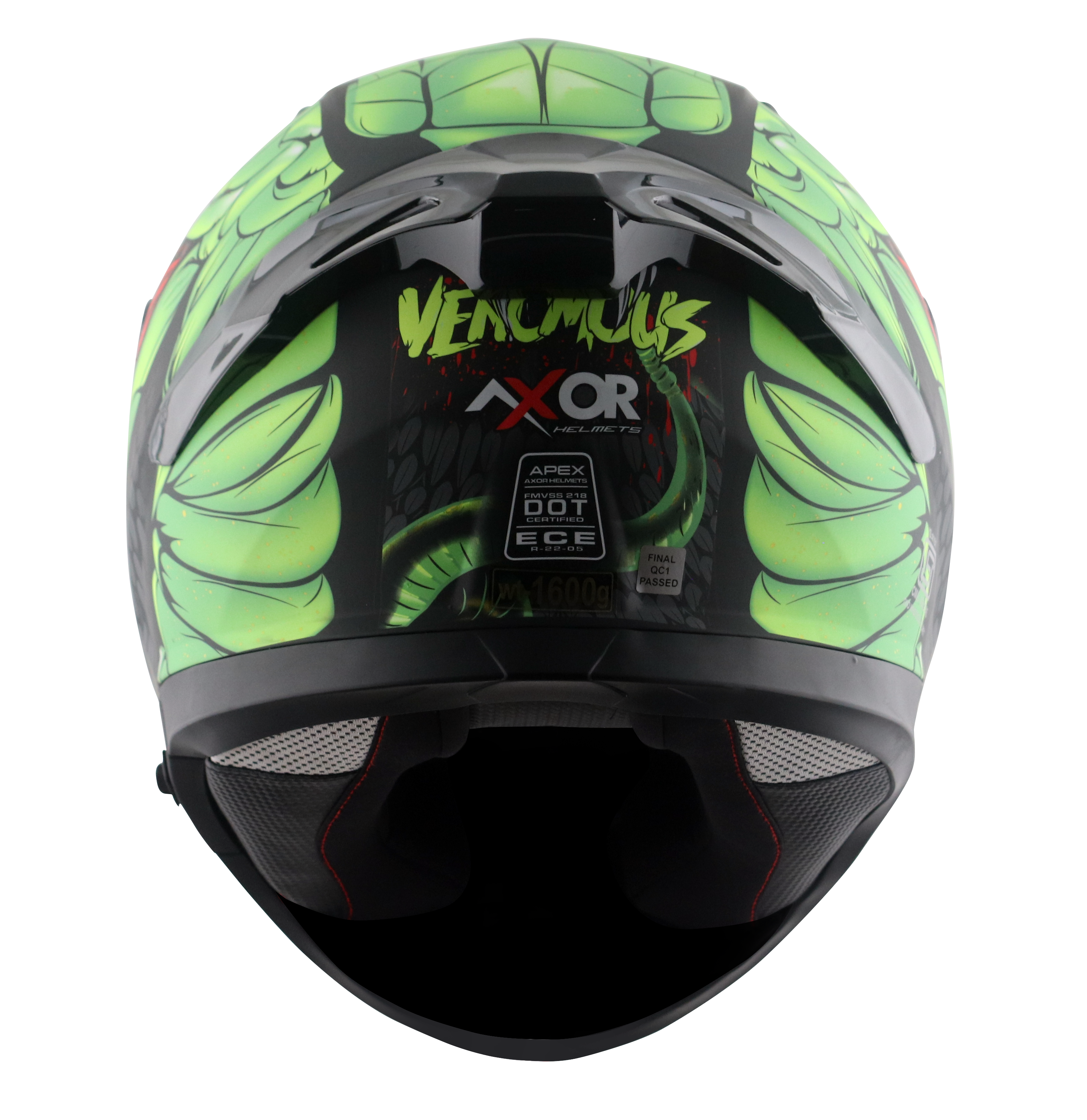 Dull Black Neon Green