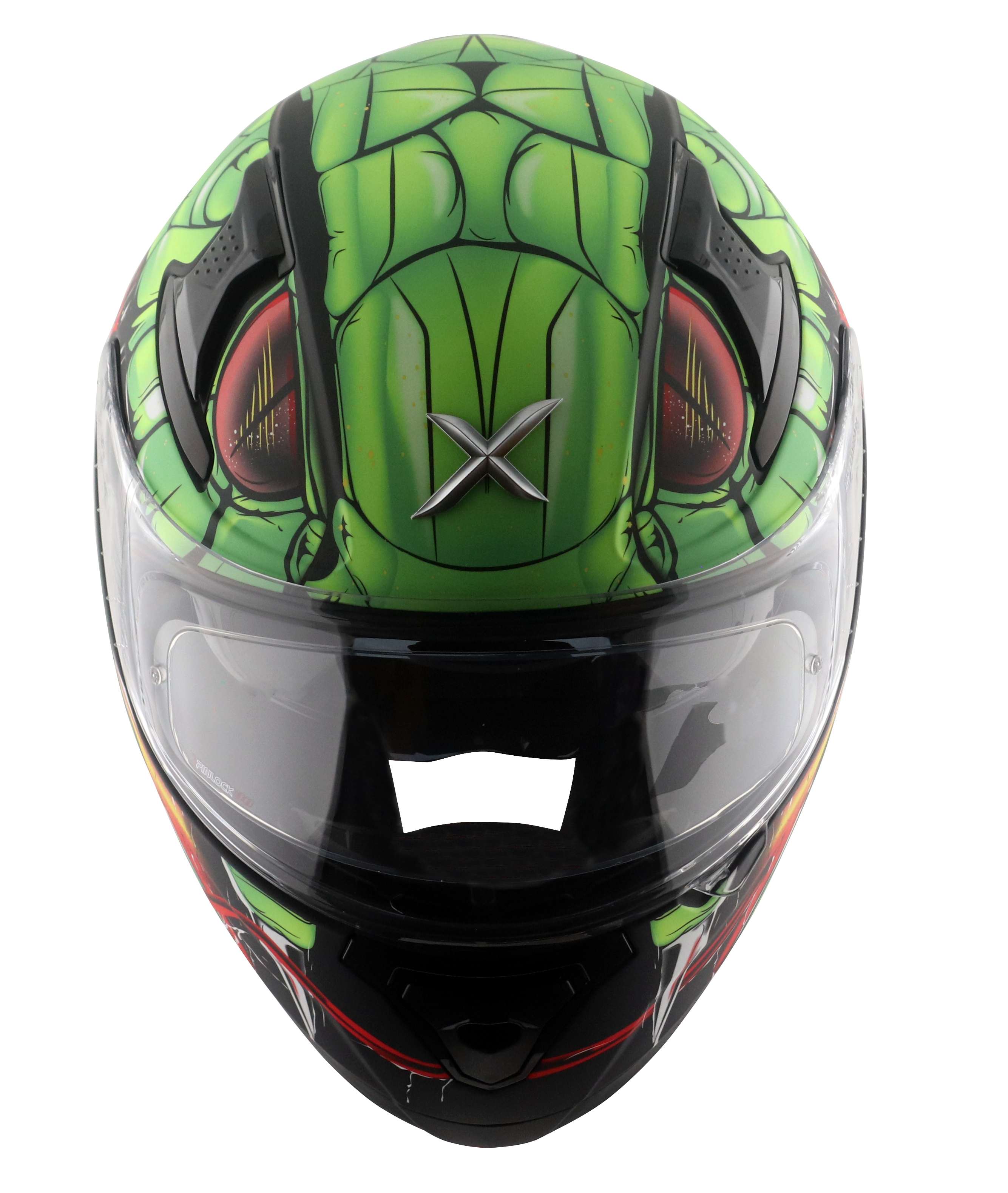 Dull Black Neon Green