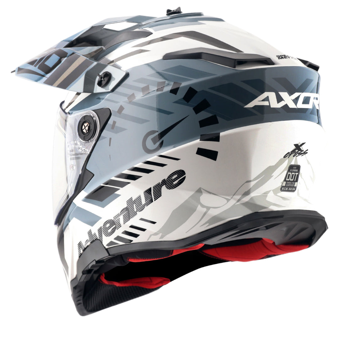 X-Cross Dual Visor Speedometer Helmet - Main Image